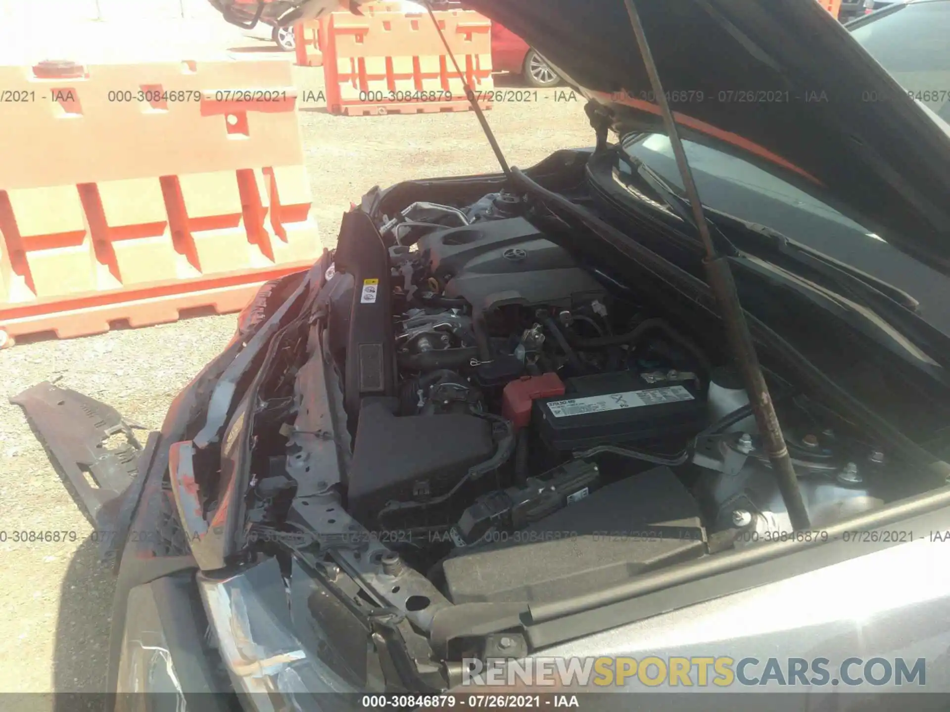 10 Photograph of a damaged car 4T1B11HK2KU833419 TOYOTA CAMRY 2019