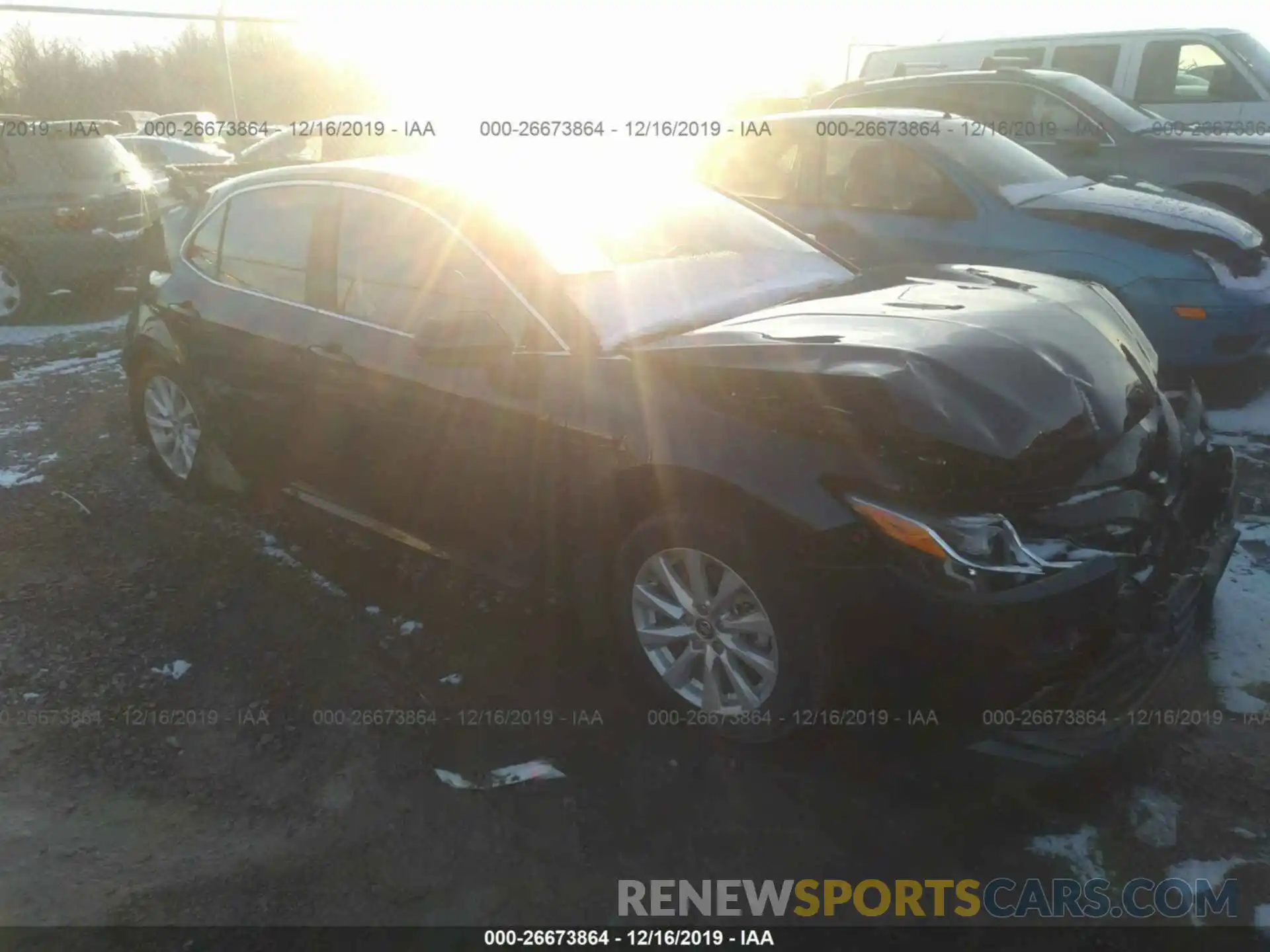 1 Photograph of a damaged car 4T1B11HK2KU833548 TOYOTA CAMRY 2019