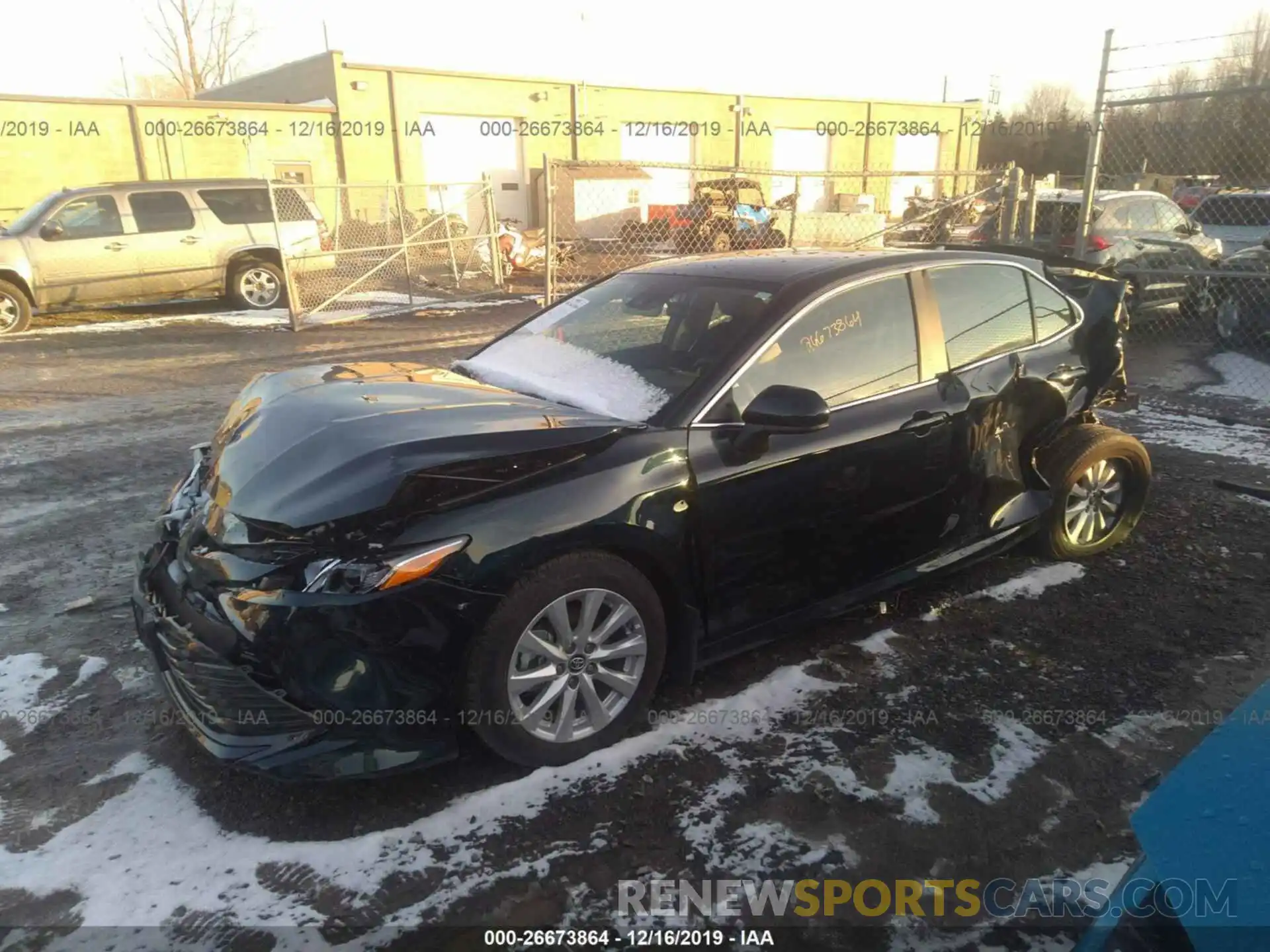 2 Photograph of a damaged car 4T1B11HK2KU833548 TOYOTA CAMRY 2019