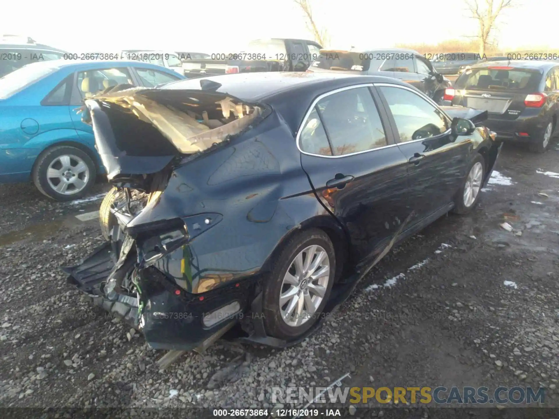 4 Photograph of a damaged car 4T1B11HK2KU833548 TOYOTA CAMRY 2019