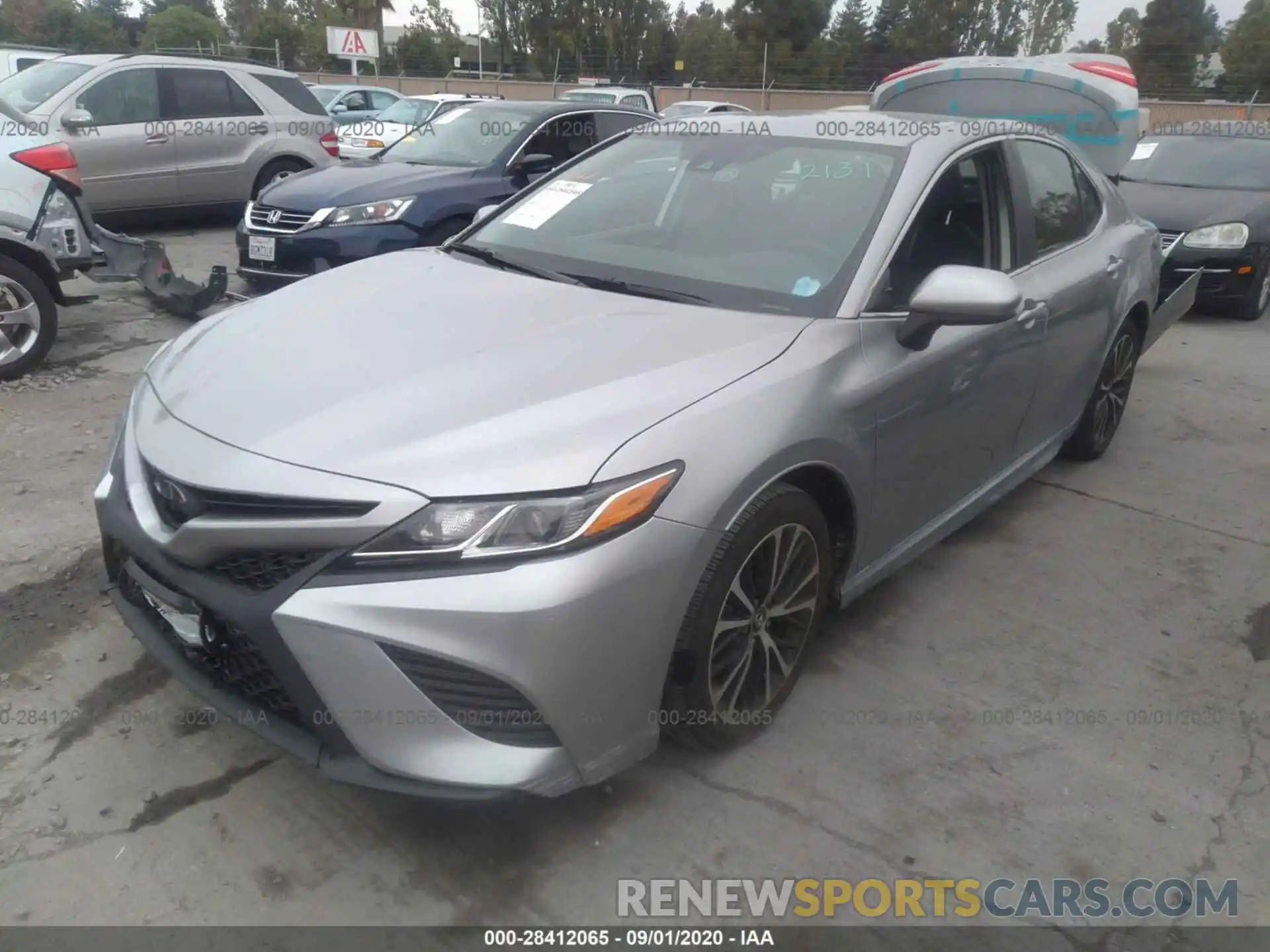 2 Photograph of a damaged car 4T1B11HK2KU836451 TOYOTA CAMRY 2019