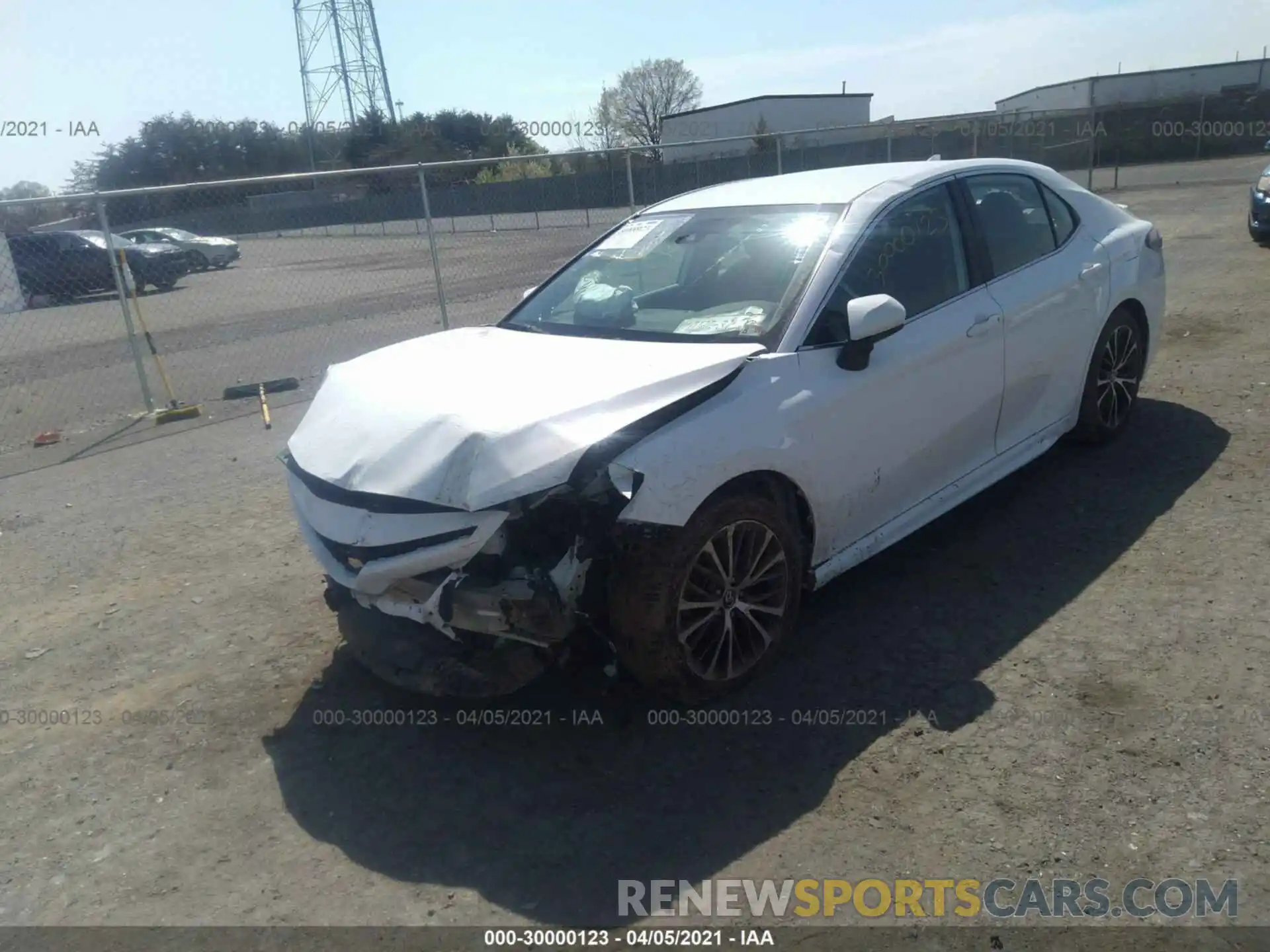 2 Photograph of a damaged car 4T1B11HK2KU836496 TOYOTA CAMRY 2019