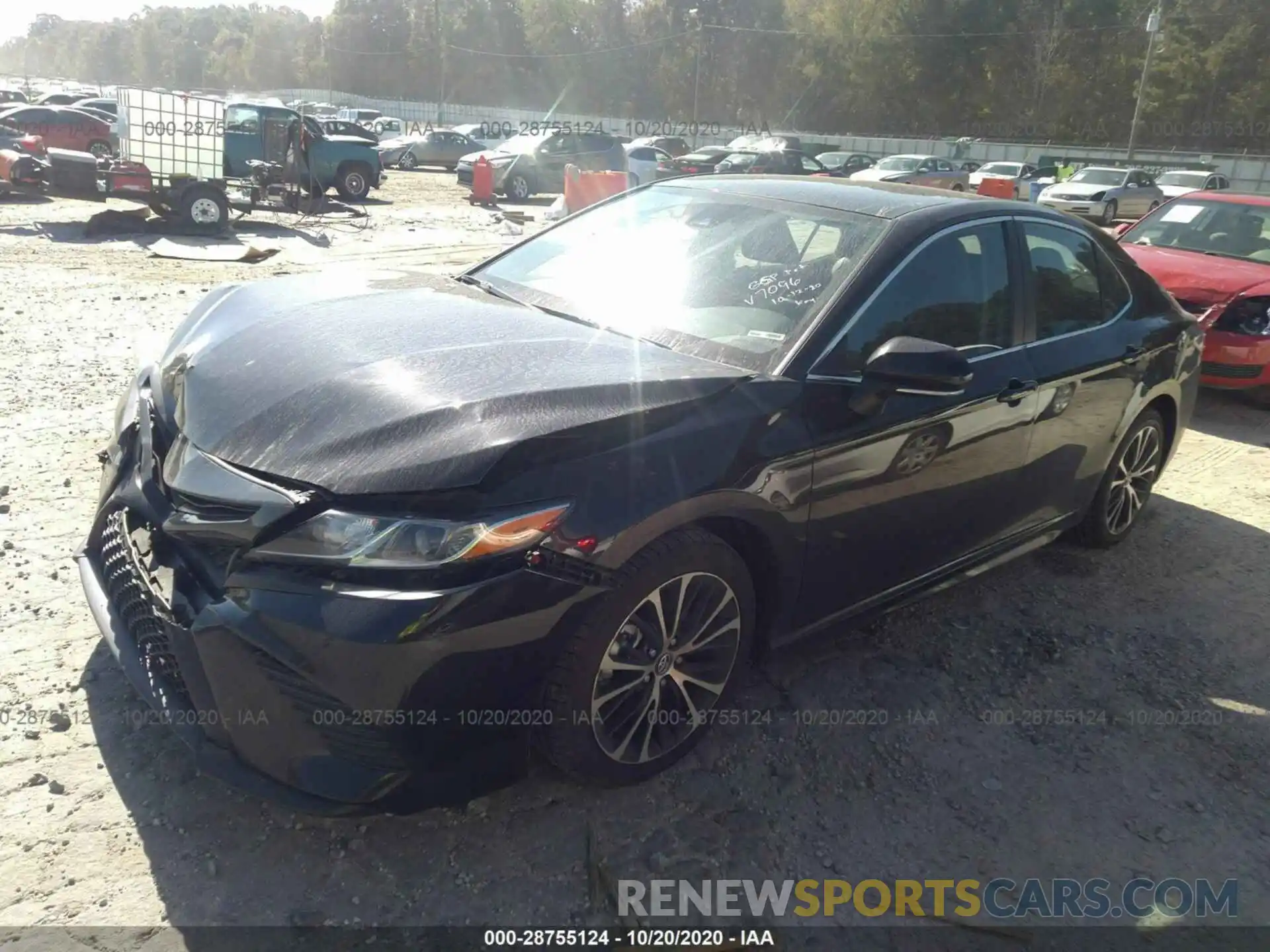 2 Photograph of a damaged car 4T1B11HK2KU837096 TOYOTA CAMRY 2019