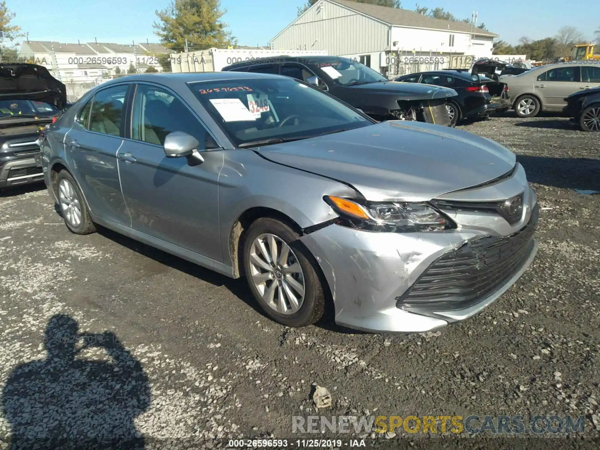 1 Photograph of a damaged car 4T1B11HK2KU839706 TOYOTA CAMRY 2019