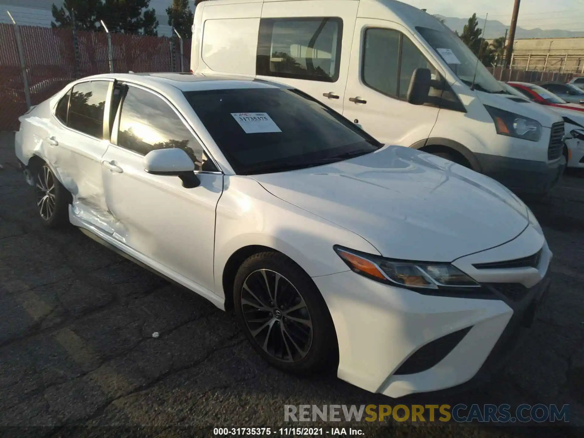 1 Photograph of a damaged car 4T1B11HK2KU839866 TOYOTA CAMRY 2019