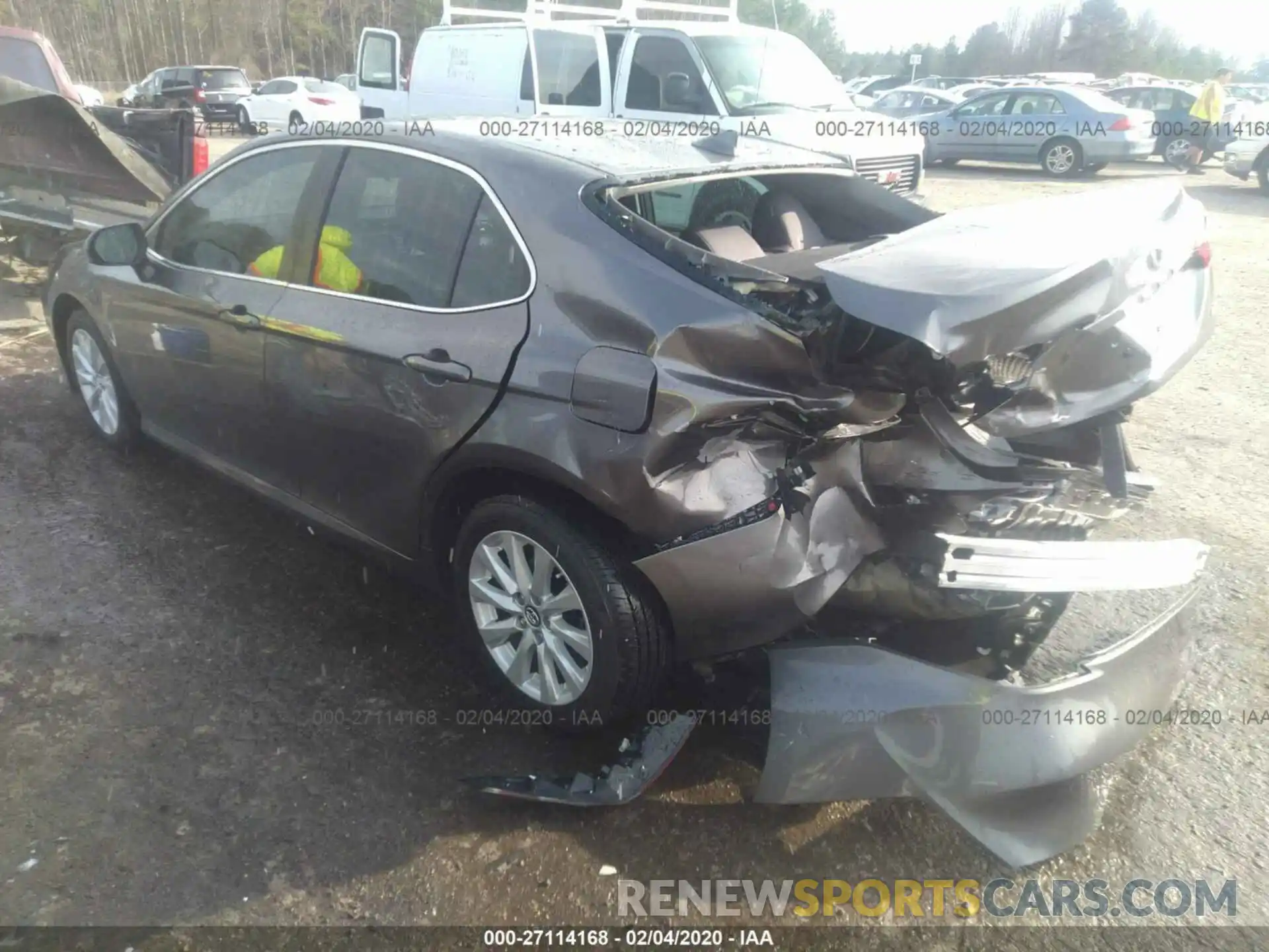 3 Photograph of a damaged car 4T1B11HK2KU842010 TOYOTA CAMRY 2019