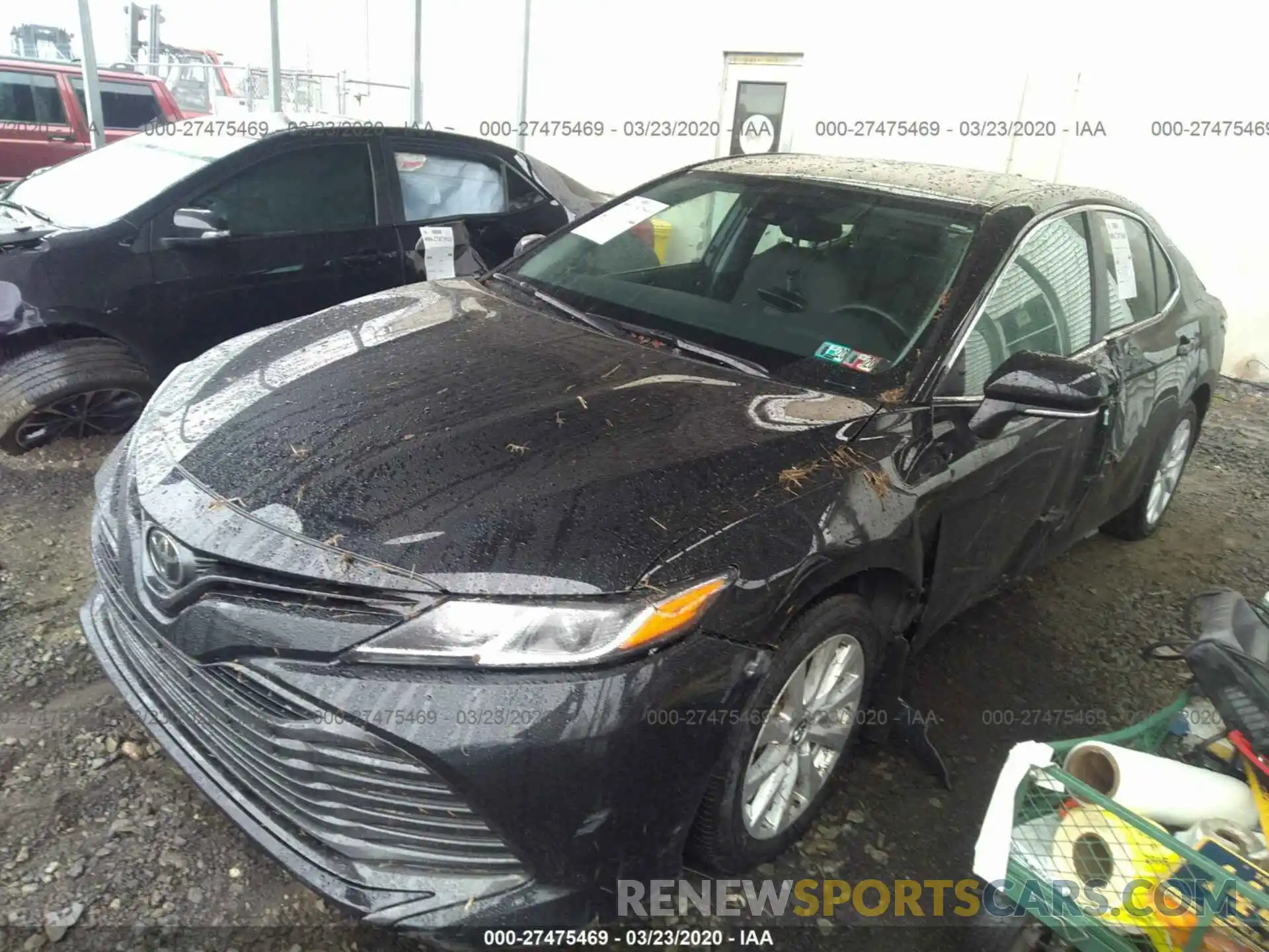 2 Photograph of a damaged car 4T1B11HK2KU842637 TOYOTA CAMRY 2019