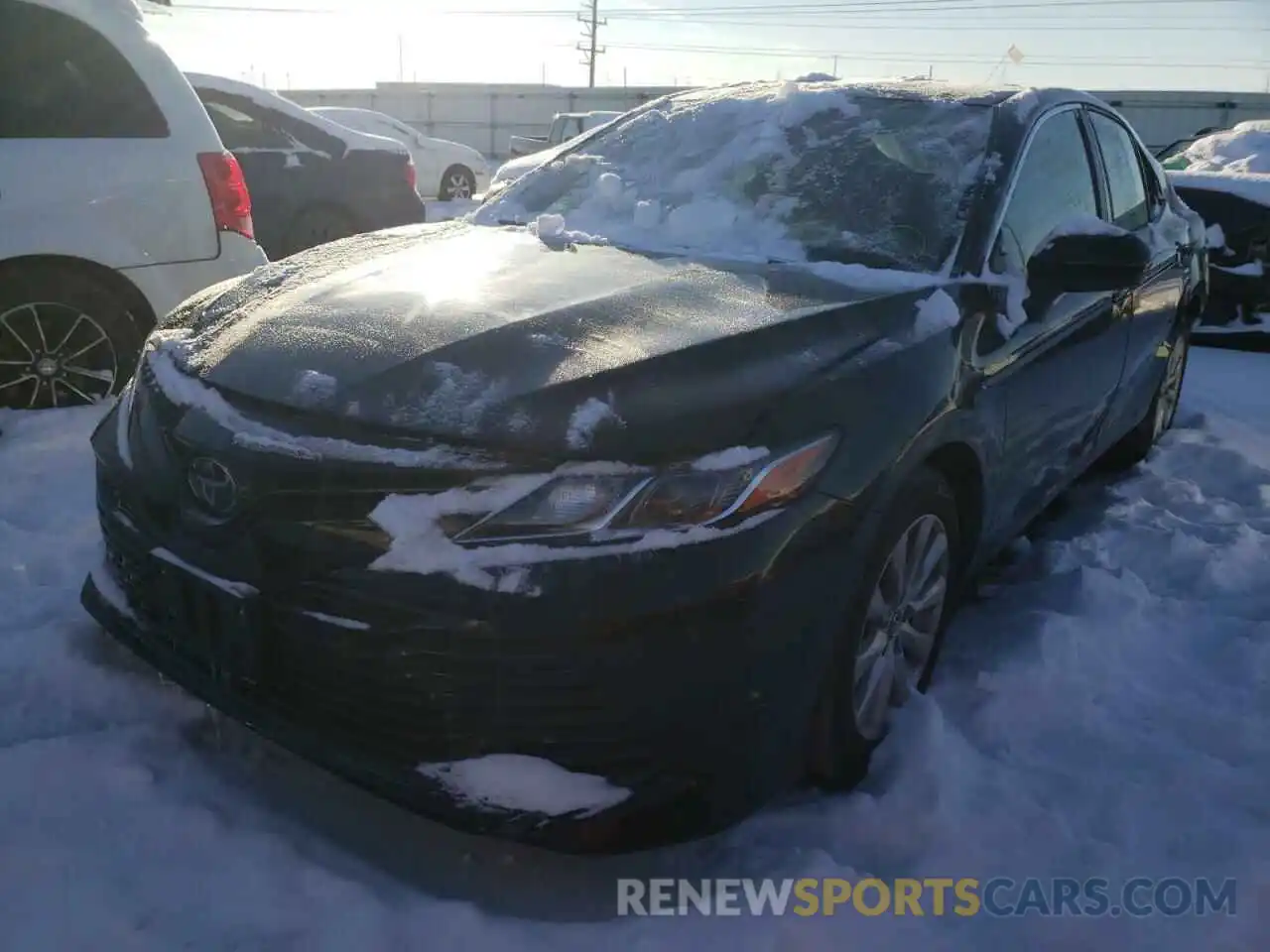 2 Photograph of a damaged car 4T1B11HK2KU843089 TOYOTA CAMRY 2019