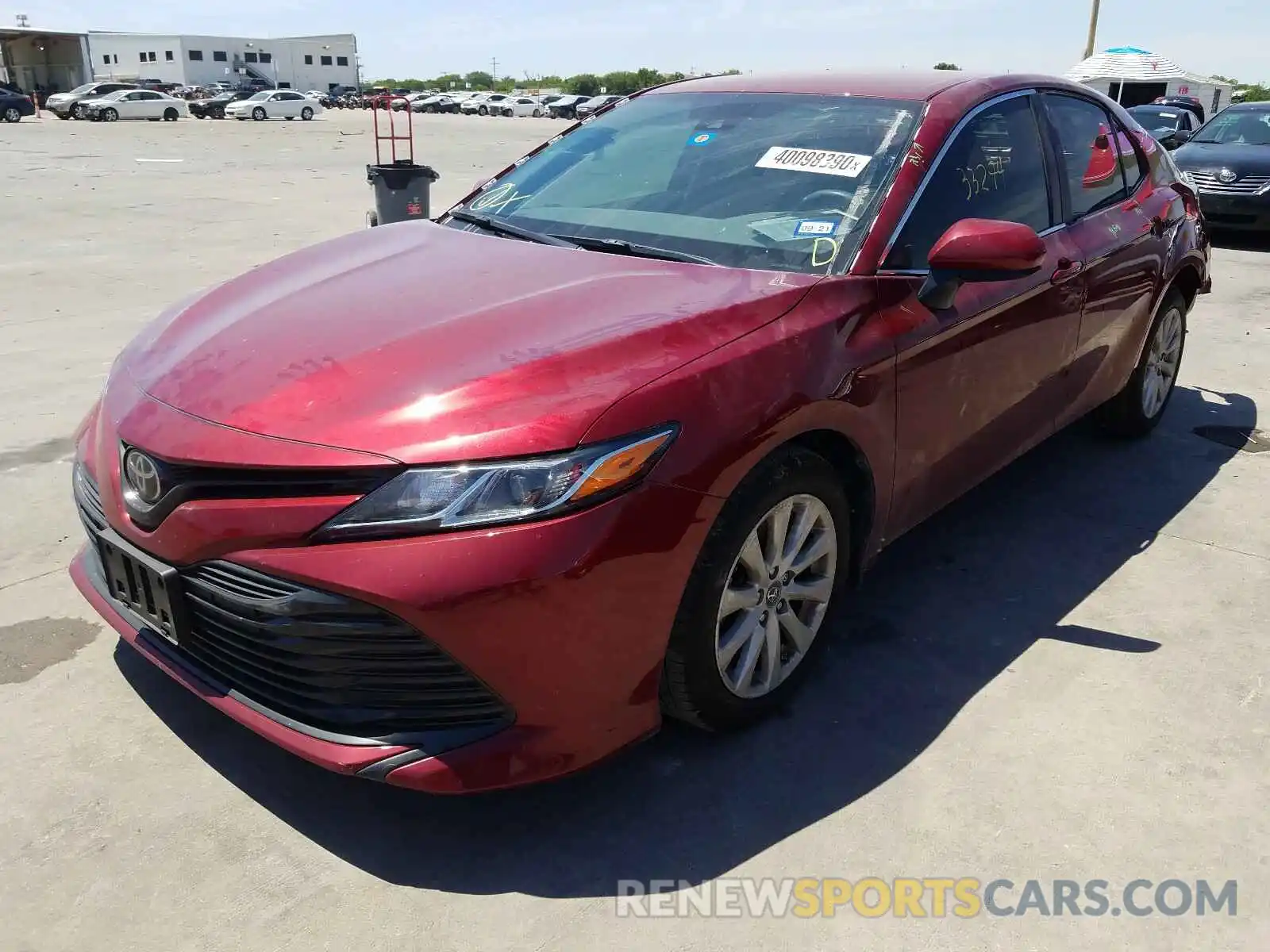 2 Photograph of a damaged car 4T1B11HK2KU843206 TOYOTA CAMRY 2019