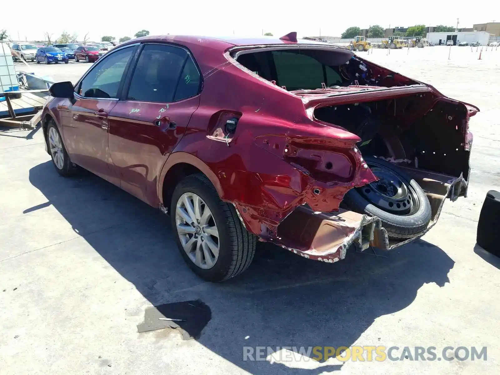 3 Photograph of a damaged car 4T1B11HK2KU843206 TOYOTA CAMRY 2019