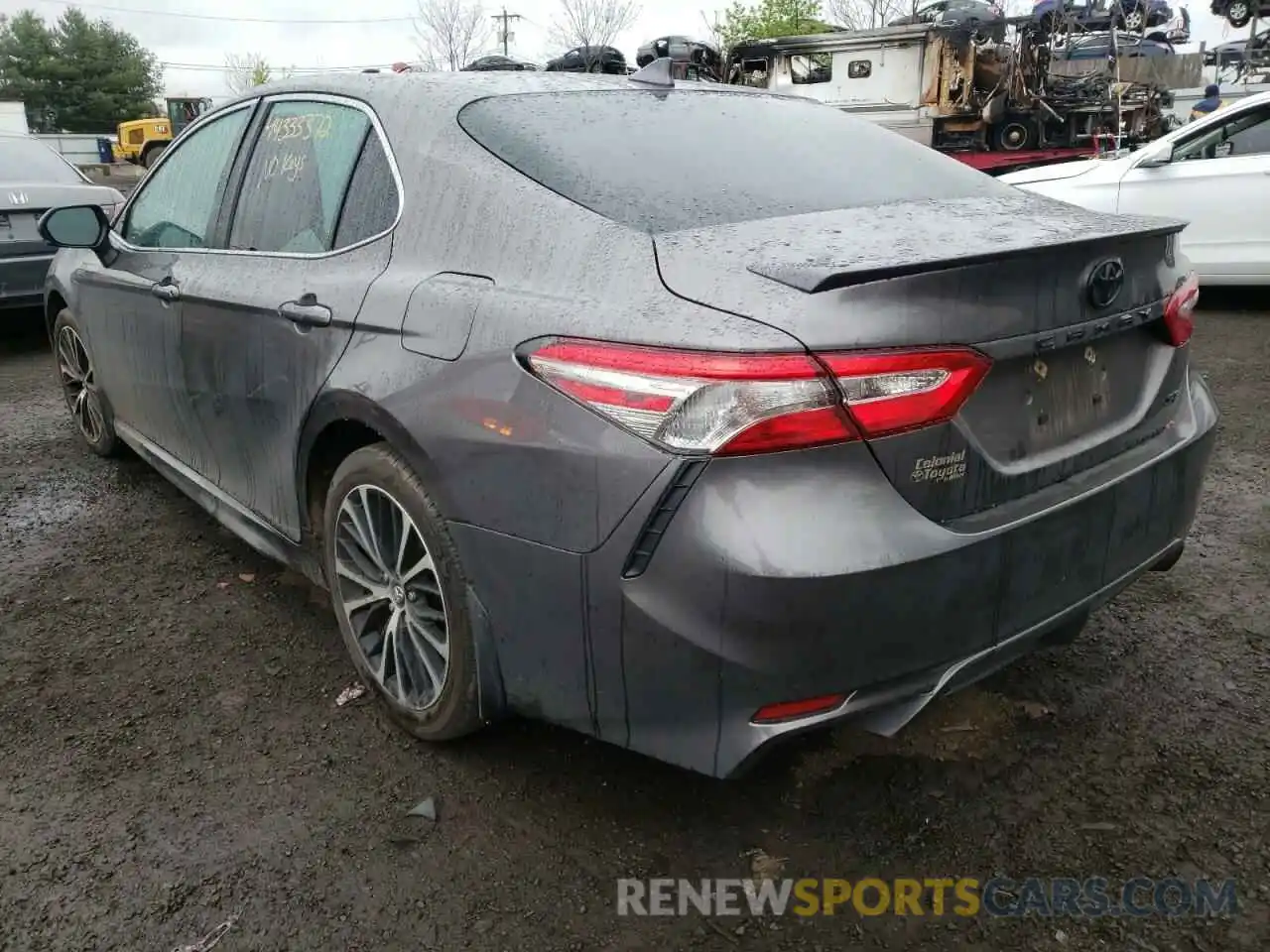 3 Photograph of a damaged car 4T1B11HK2KU843352 TOYOTA CAMRY 2019