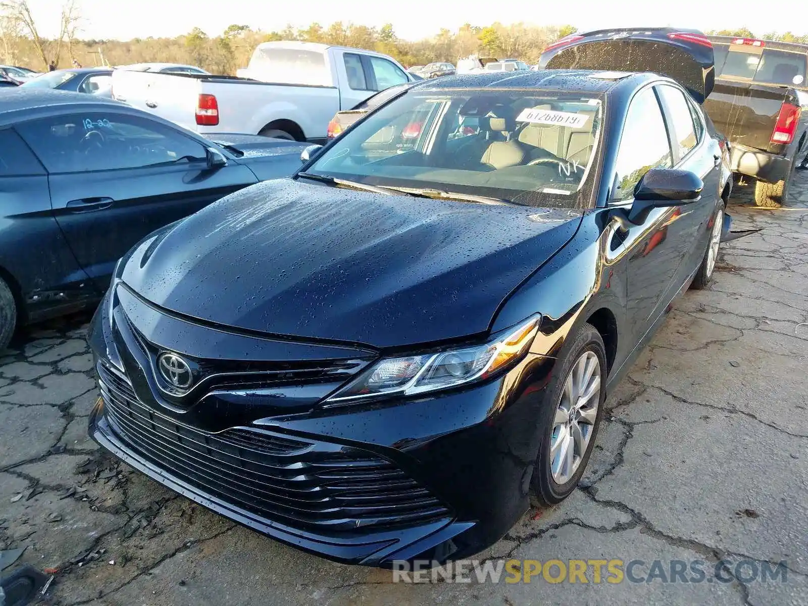 2 Photograph of a damaged car 4T1B11HK2KU847756 TOYOTA CAMRY 2019