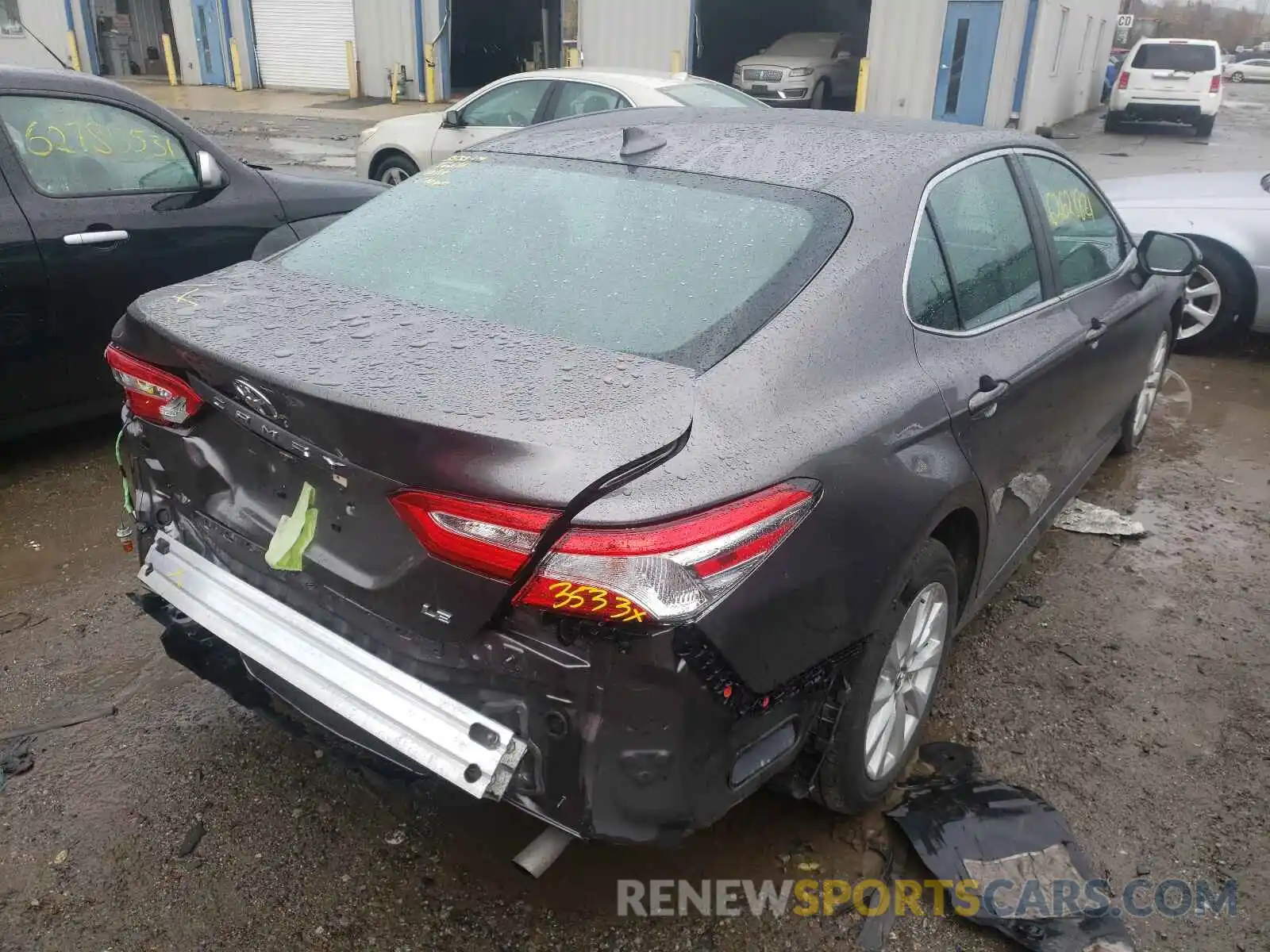 4 Photograph of a damaged car 4T1B11HK2KU847952 TOYOTA CAMRY 2019