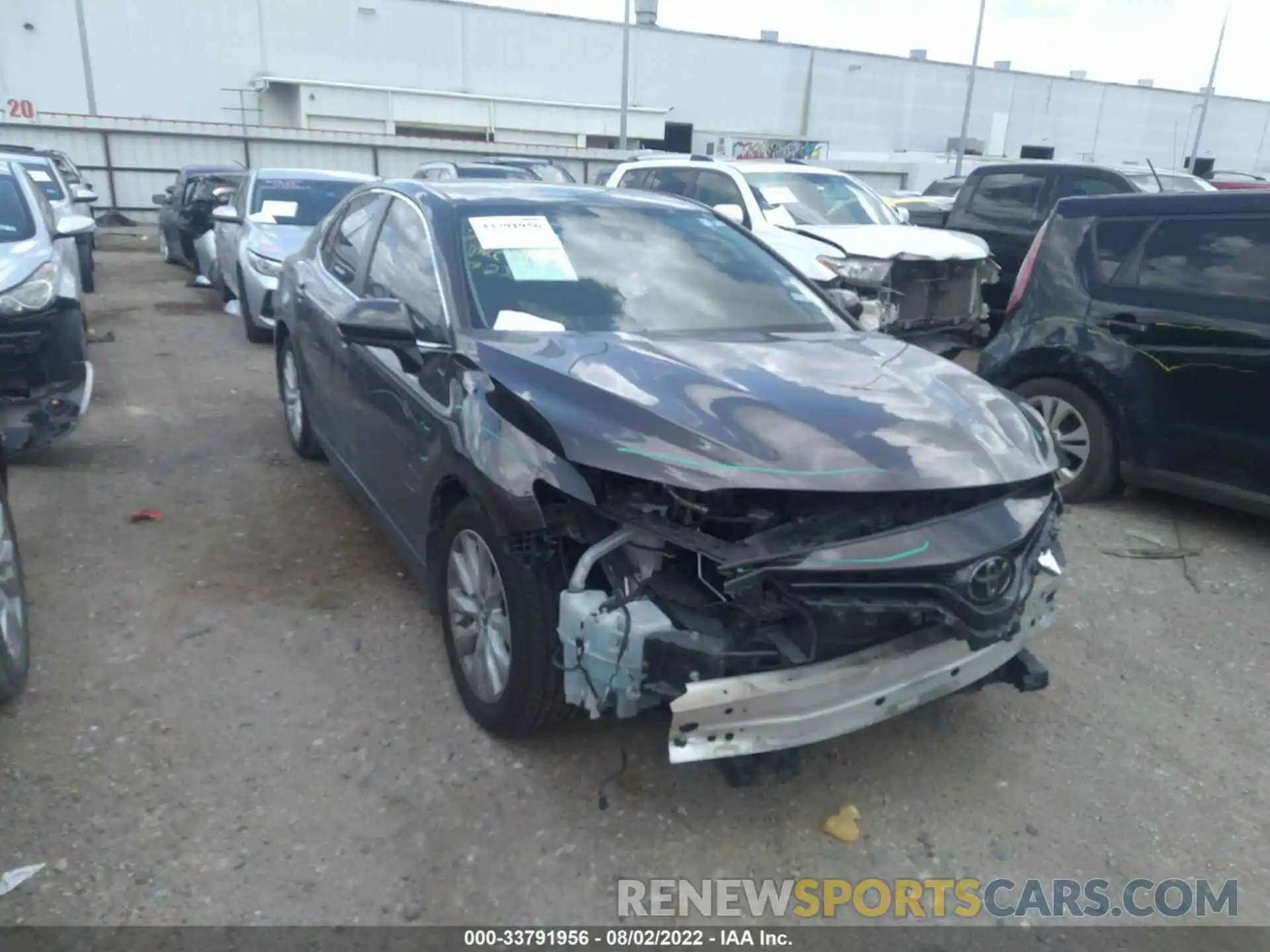 1 Photograph of a damaged car 4T1B11HK2KU849541 TOYOTA CAMRY 2019