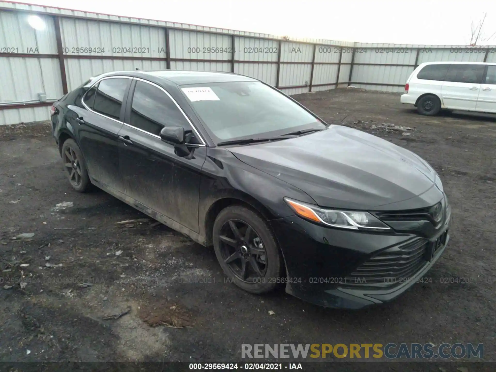 1 Photograph of a damaged car 4T1B11HK2KU849698 TOYOTA CAMRY 2019