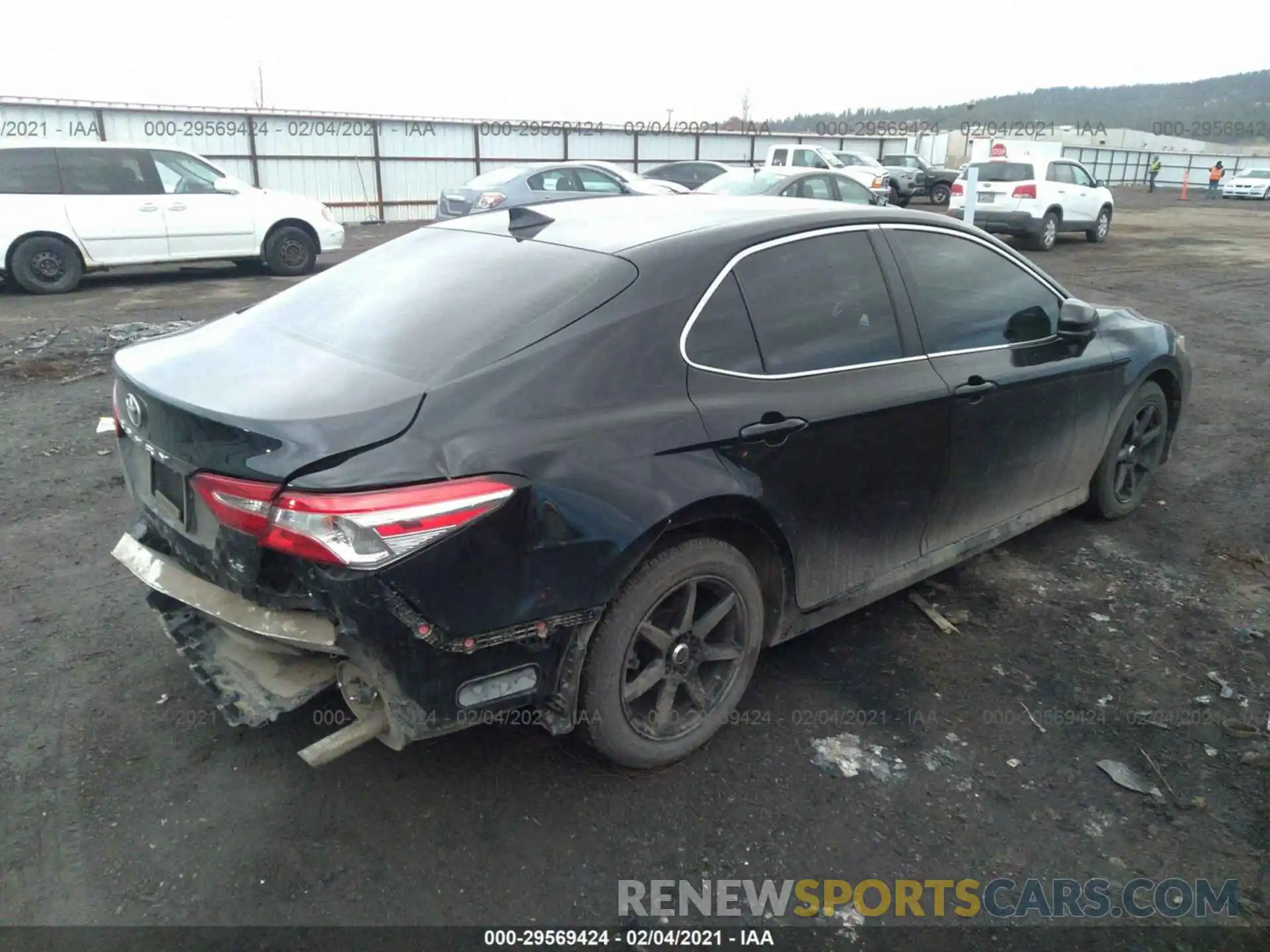 4 Photograph of a damaged car 4T1B11HK2KU849698 TOYOTA CAMRY 2019