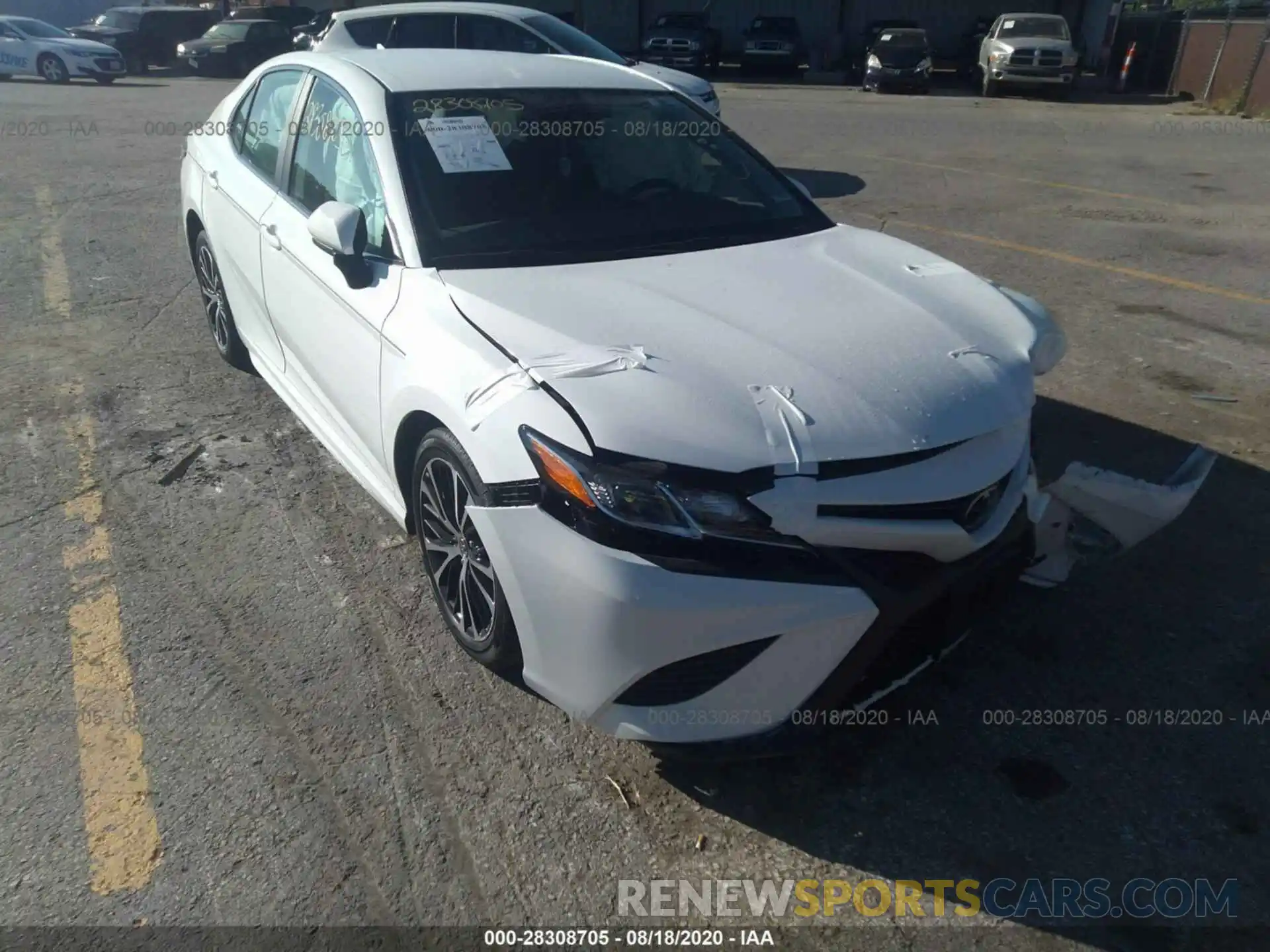 1 Photograph of a damaged car 4T1B11HK2KU850270 TOYOTA CAMRY 2019