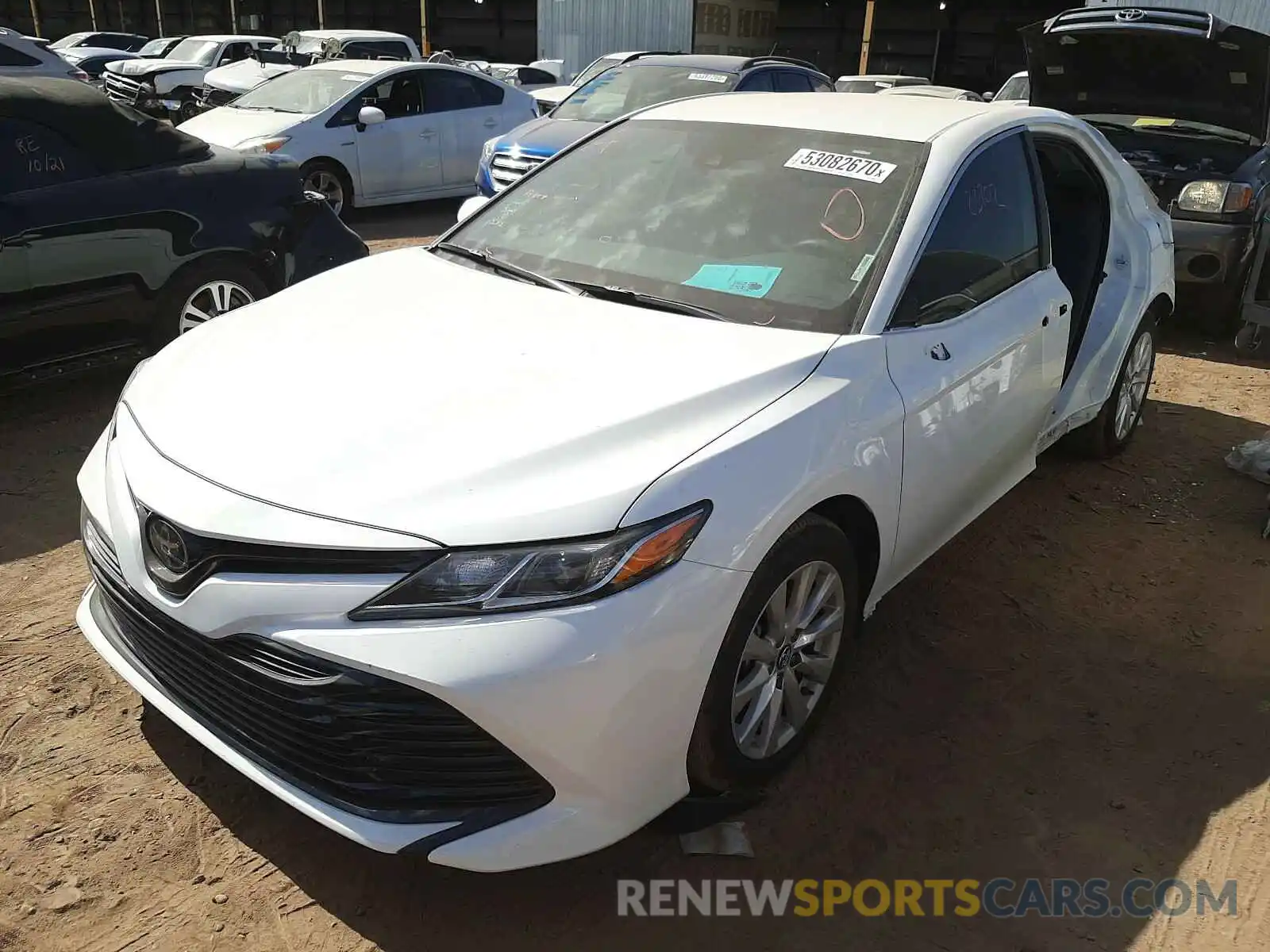 2 Photograph of a damaged car 4T1B11HK2KU852892 TOYOTA CAMRY 2019