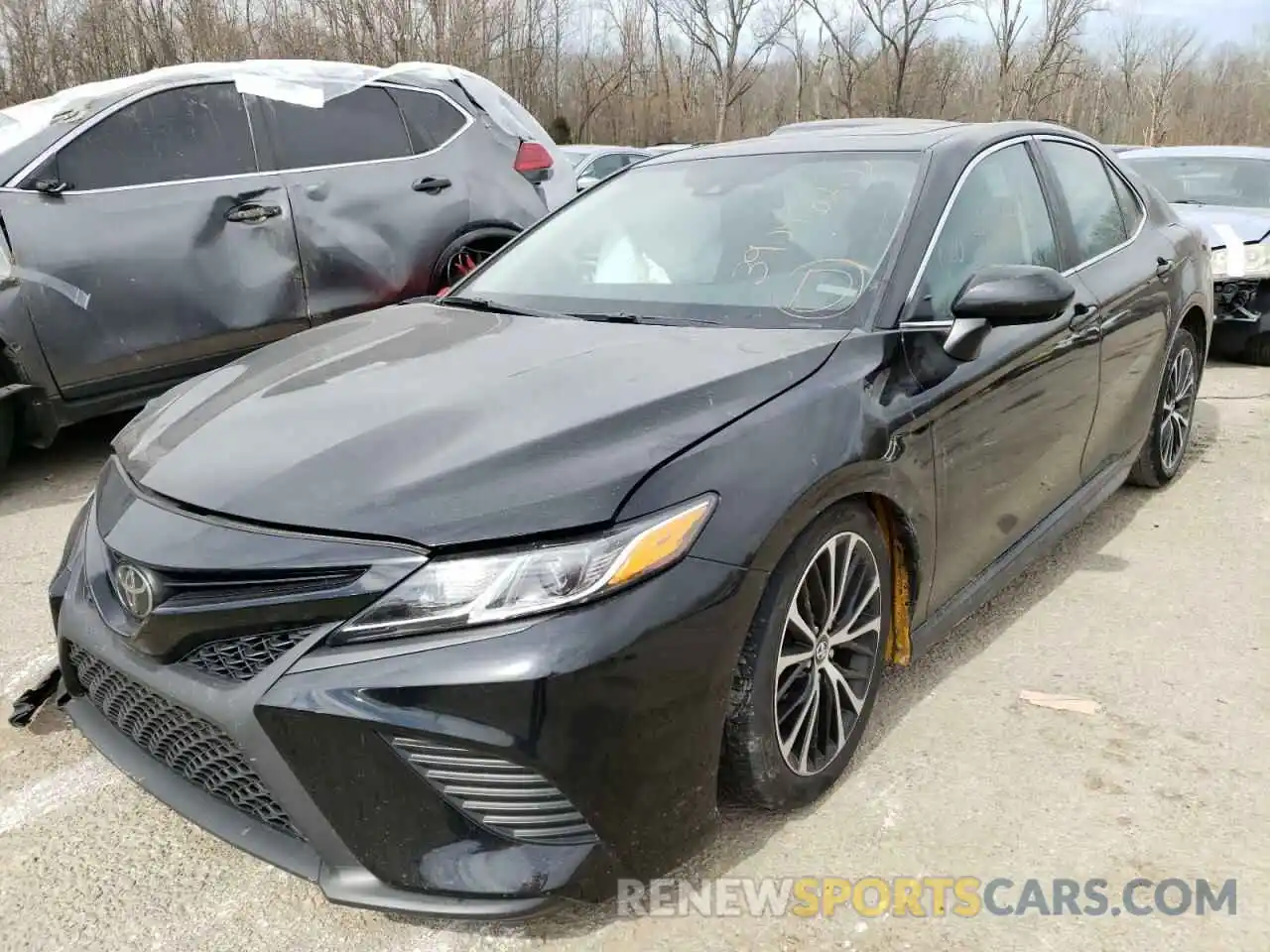 2 Photograph of a damaged car 4T1B11HK2KU856215 TOYOTA CAMRY 2019