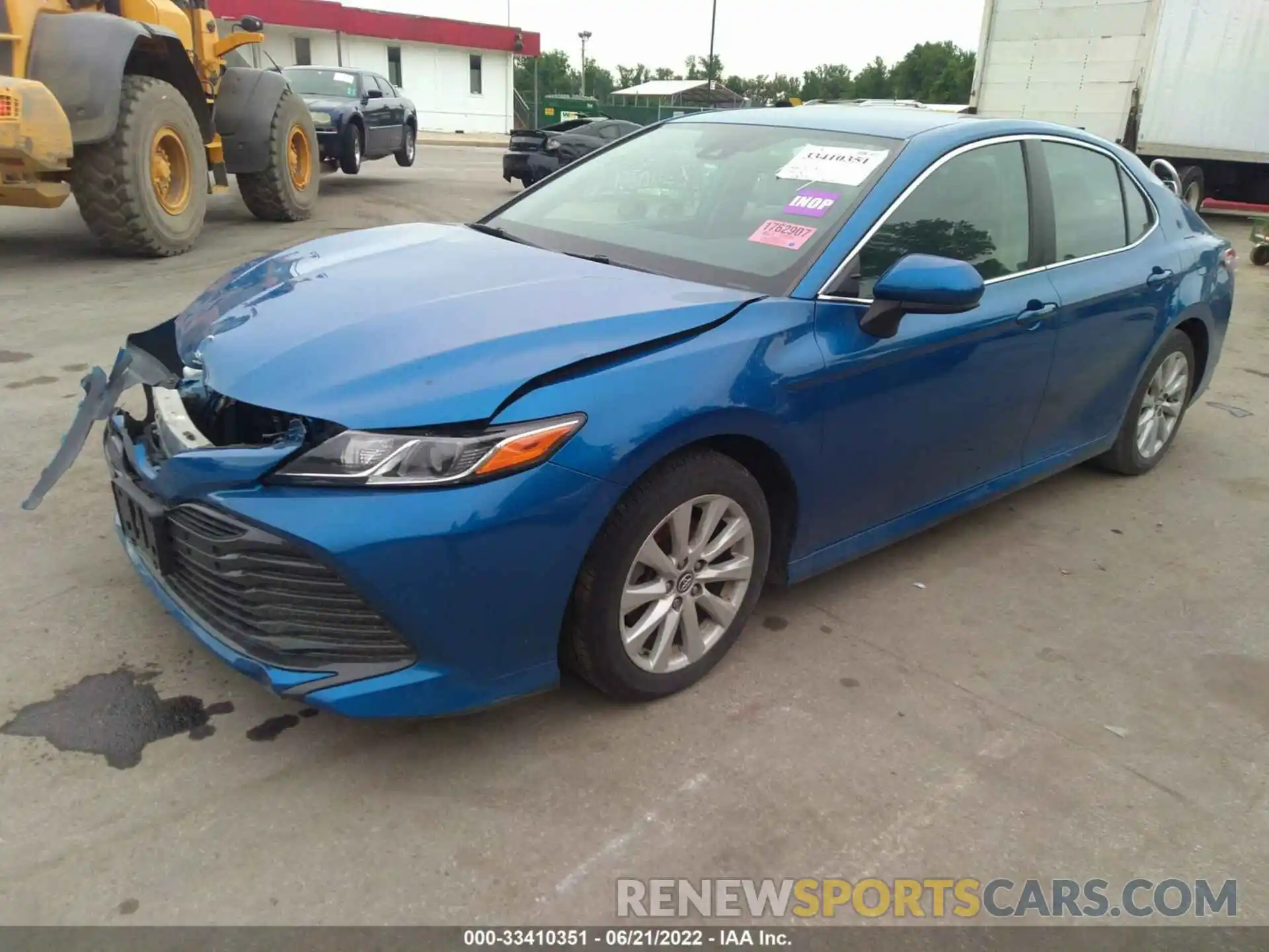 2 Photograph of a damaged car 4T1B11HK3KU161712 TOYOTA CAMRY 2019