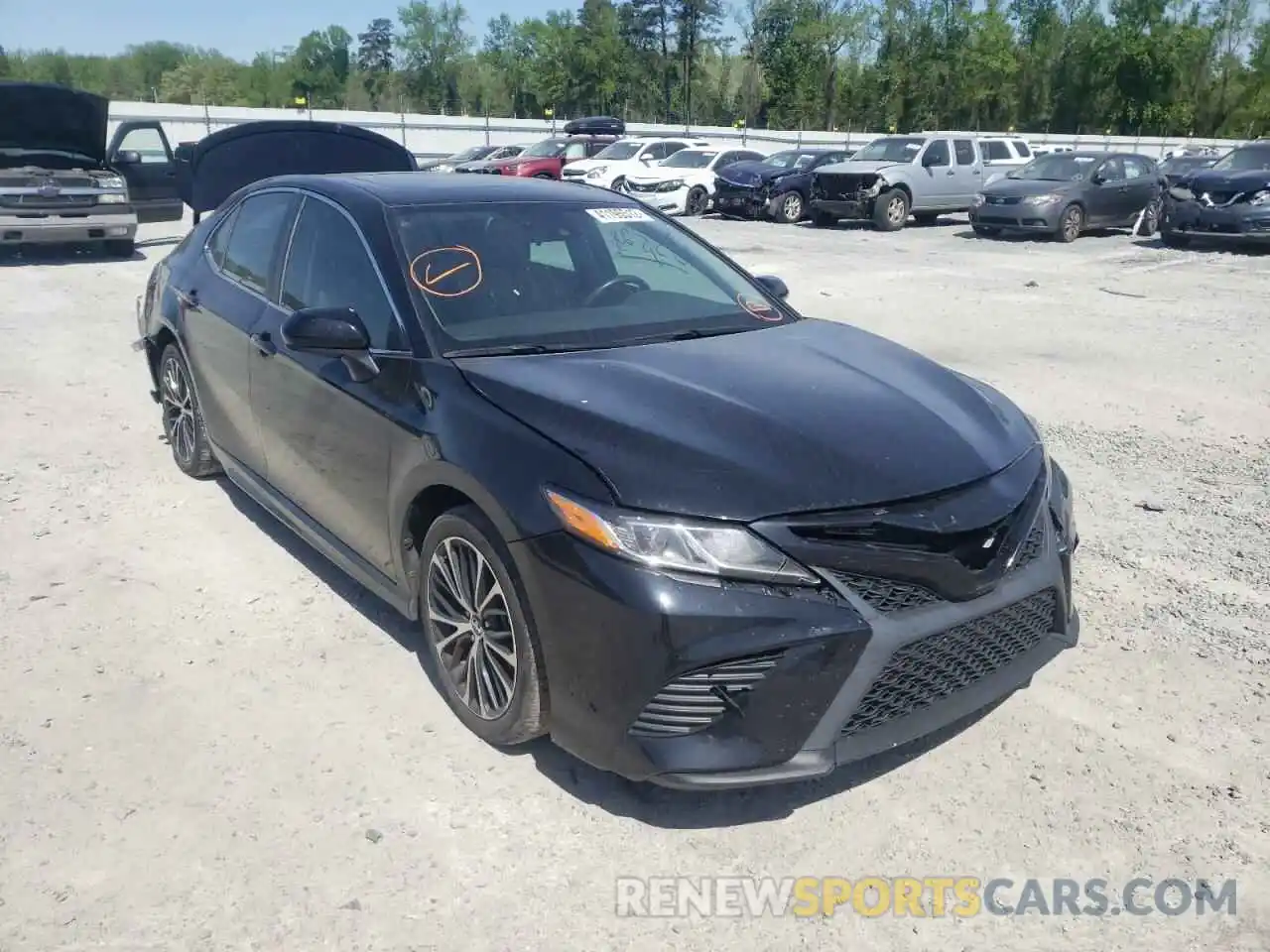 1 Photograph of a damaged car 4T1B11HK3KU163878 TOYOTA CAMRY 2019