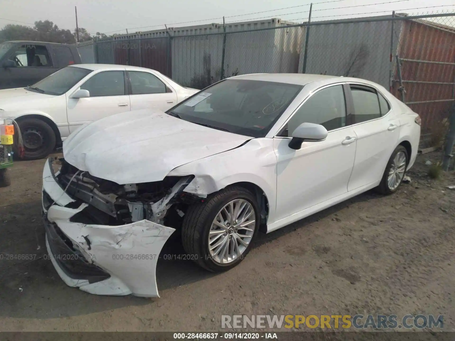 2 Photograph of a damaged car 4T1B11HK3KU164321 TOYOTA CAMRY 2019