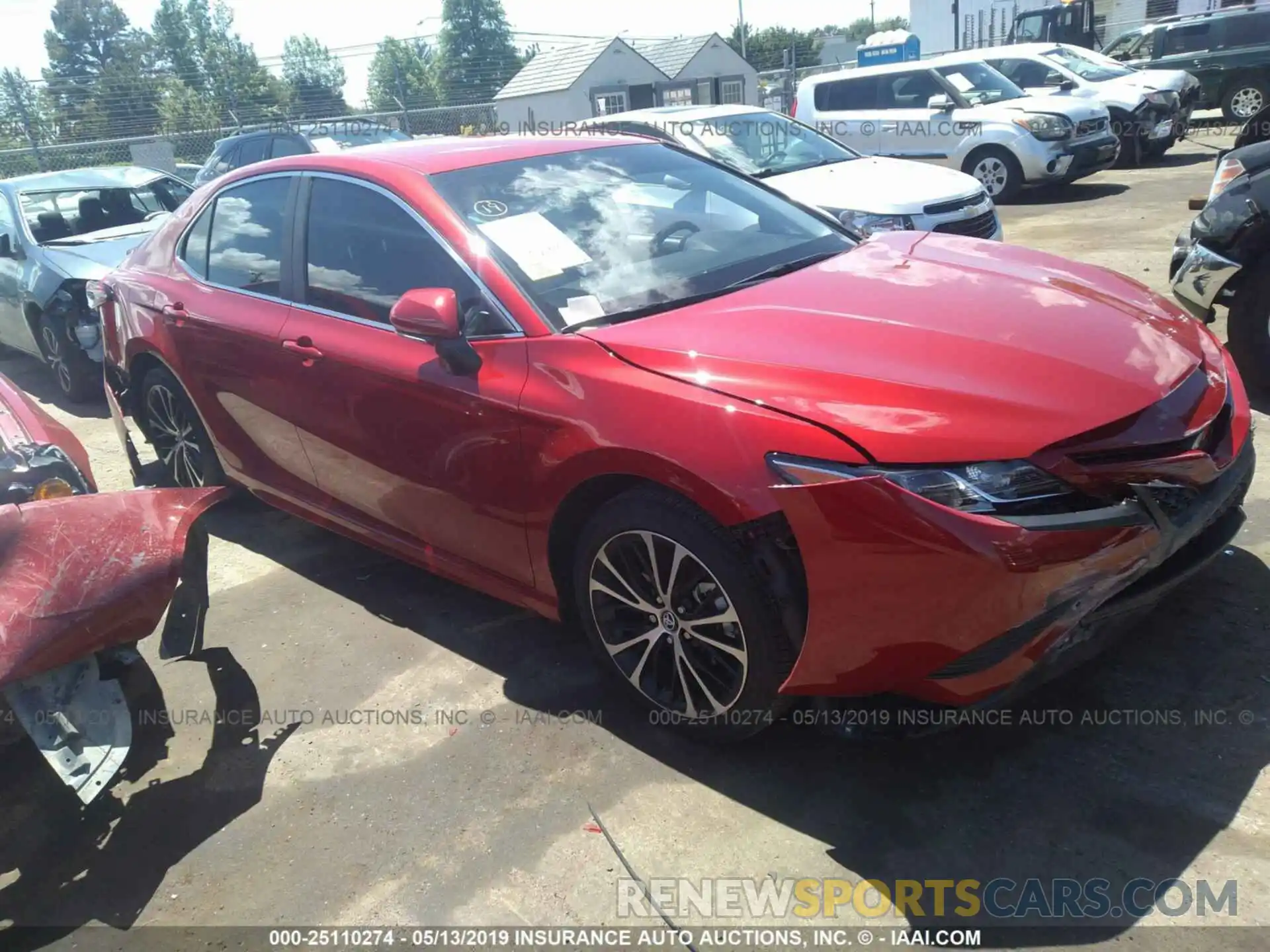 1 Photograph of a damaged car 4T1B11HK3KU166991 TOYOTA CAMRY 2019