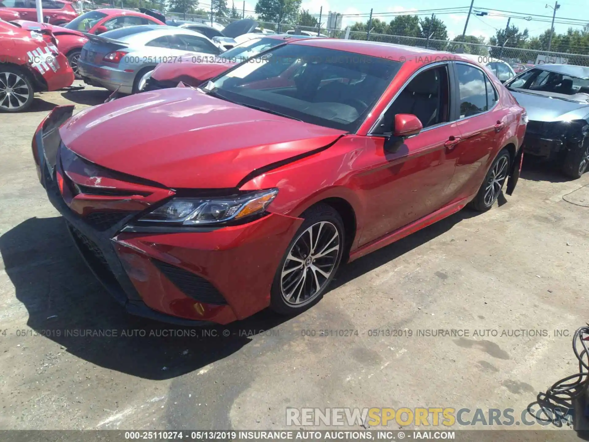 2 Photograph of a damaged car 4T1B11HK3KU166991 TOYOTA CAMRY 2019