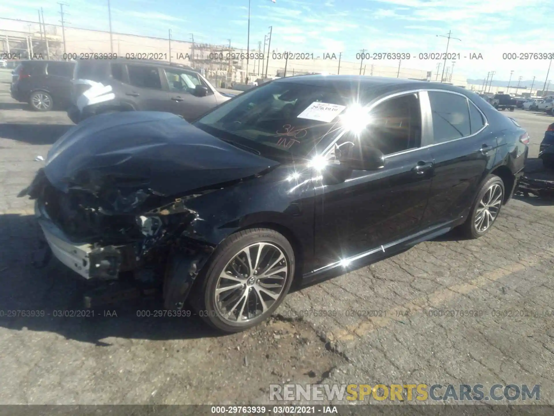 2 Photograph of a damaged car 4T1B11HK3KU168319 TOYOTA CAMRY 2019