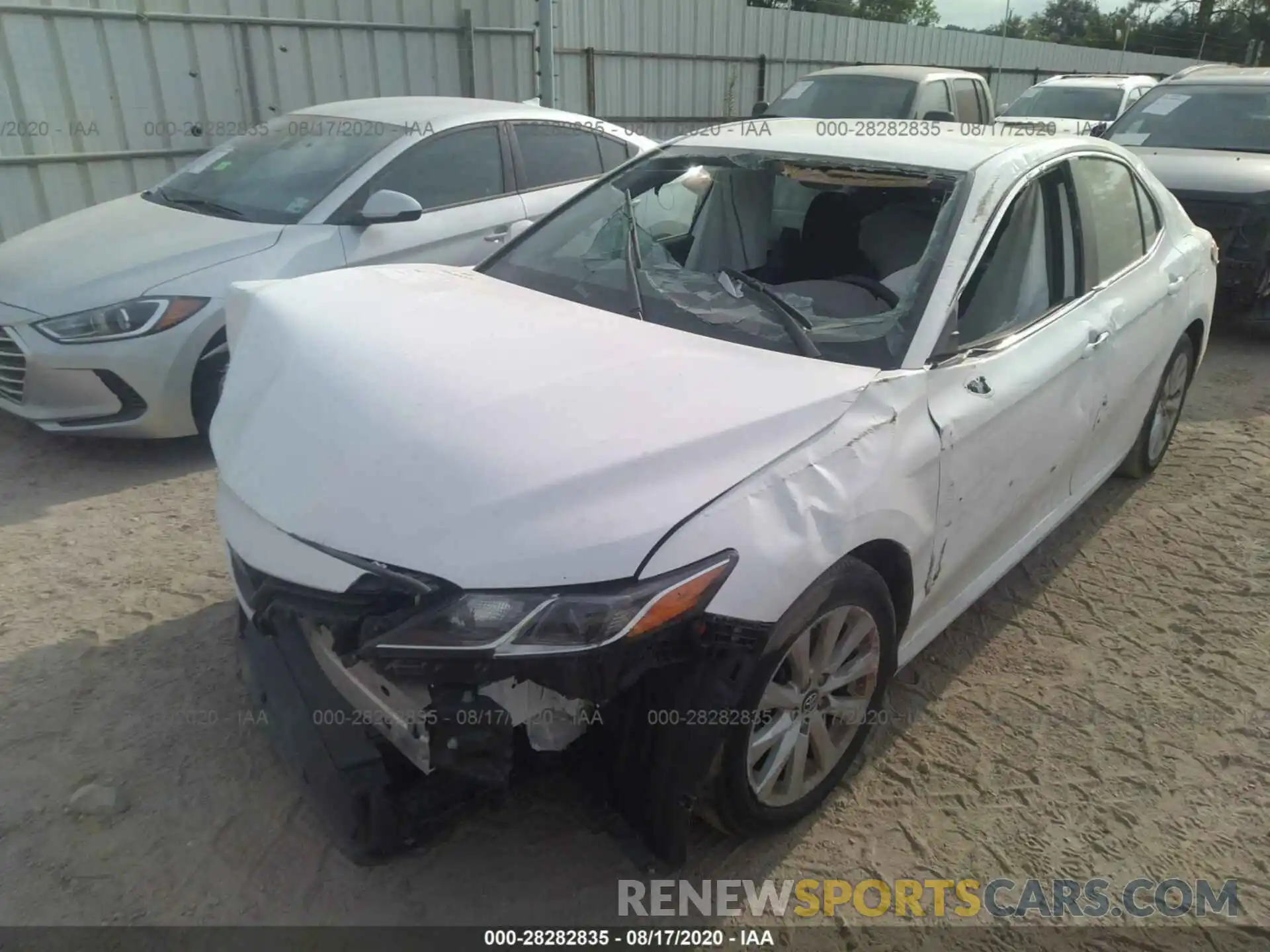 2 Photograph of a damaged car 4T1B11HK3KU169020 TOYOTA CAMRY 2019