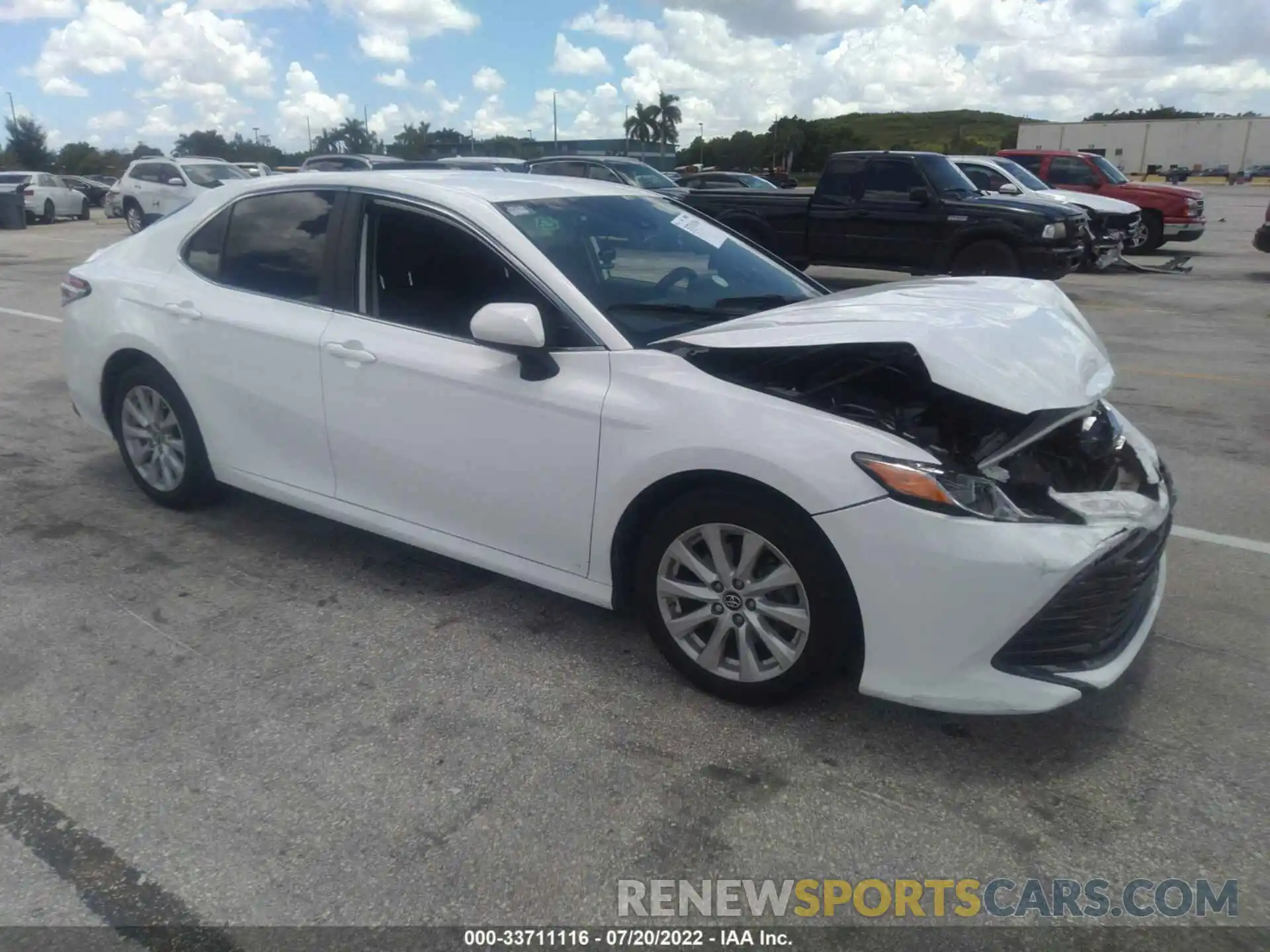 1 Photograph of a damaged car 4T1B11HK3KU171222 TOYOTA CAMRY 2019