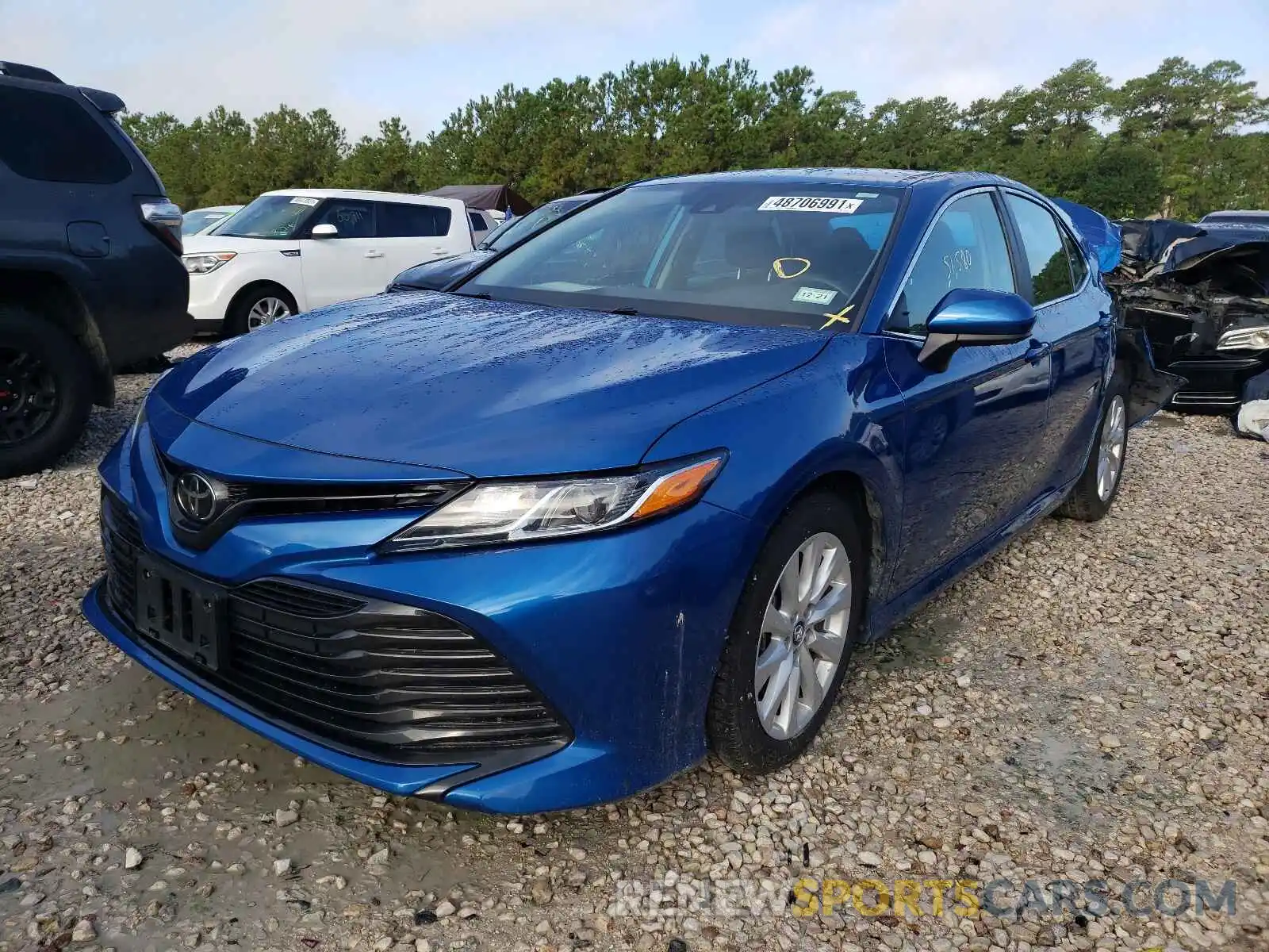 2 Photograph of a damaged car 4T1B11HK3KU171849 TOYOTA CAMRY 2019