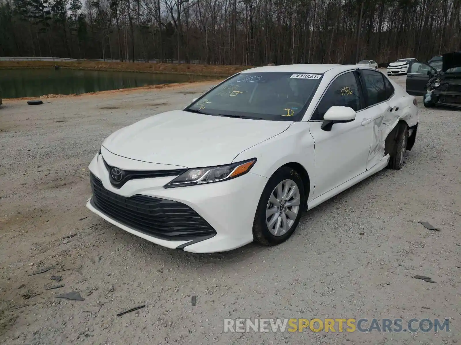 2 Photograph of a damaged car 4T1B11HK3KU173083 TOYOTA CAMRY 2019