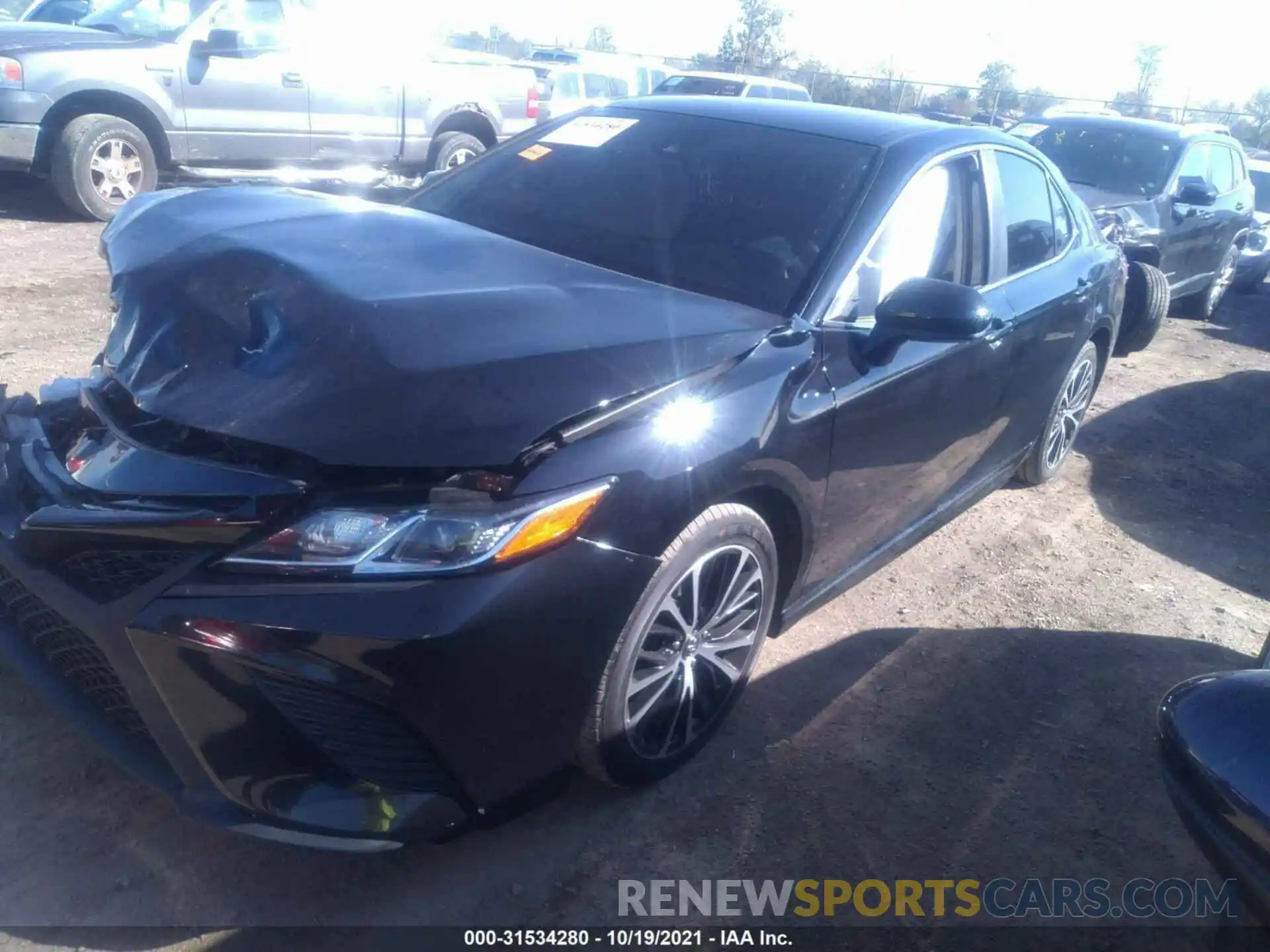 2 Photograph of a damaged car 4T1B11HK3KU176310 TOYOTA CAMRY 2019