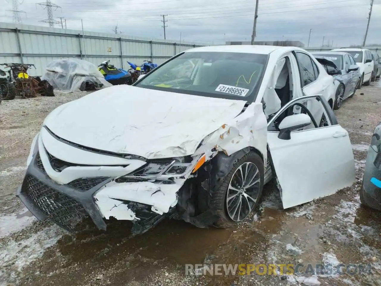 2 Photograph of a damaged car 4T1B11HK3KU176632 TOYOTA CAMRY 2019