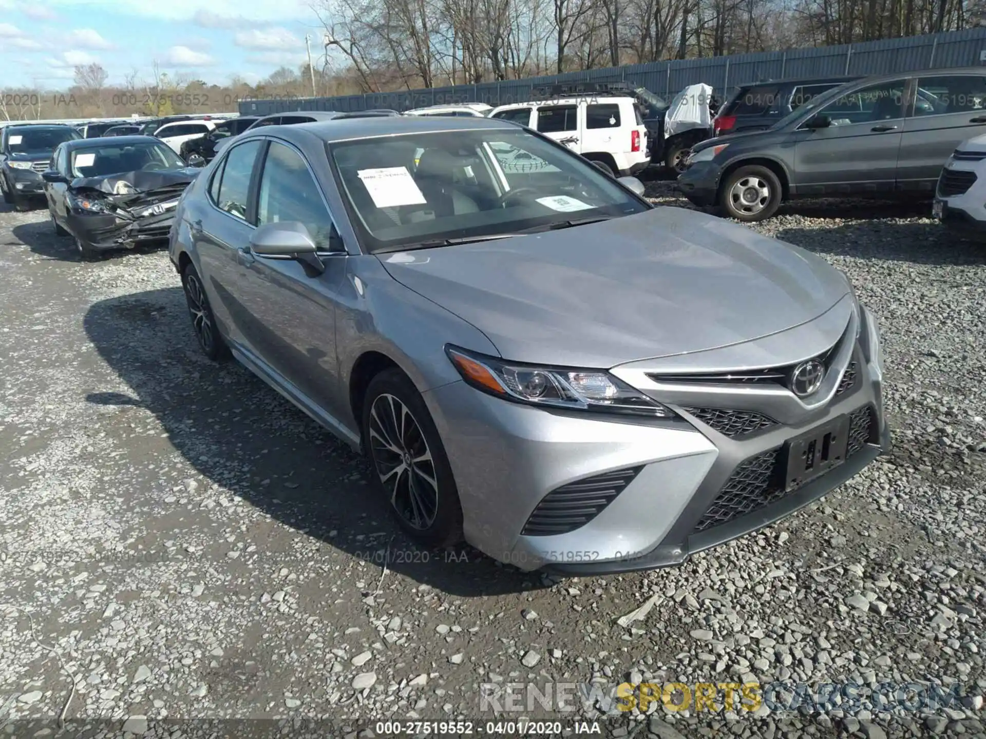 1 Photograph of a damaged car 4T1B11HK3KU177828 TOYOTA CAMRY 2019