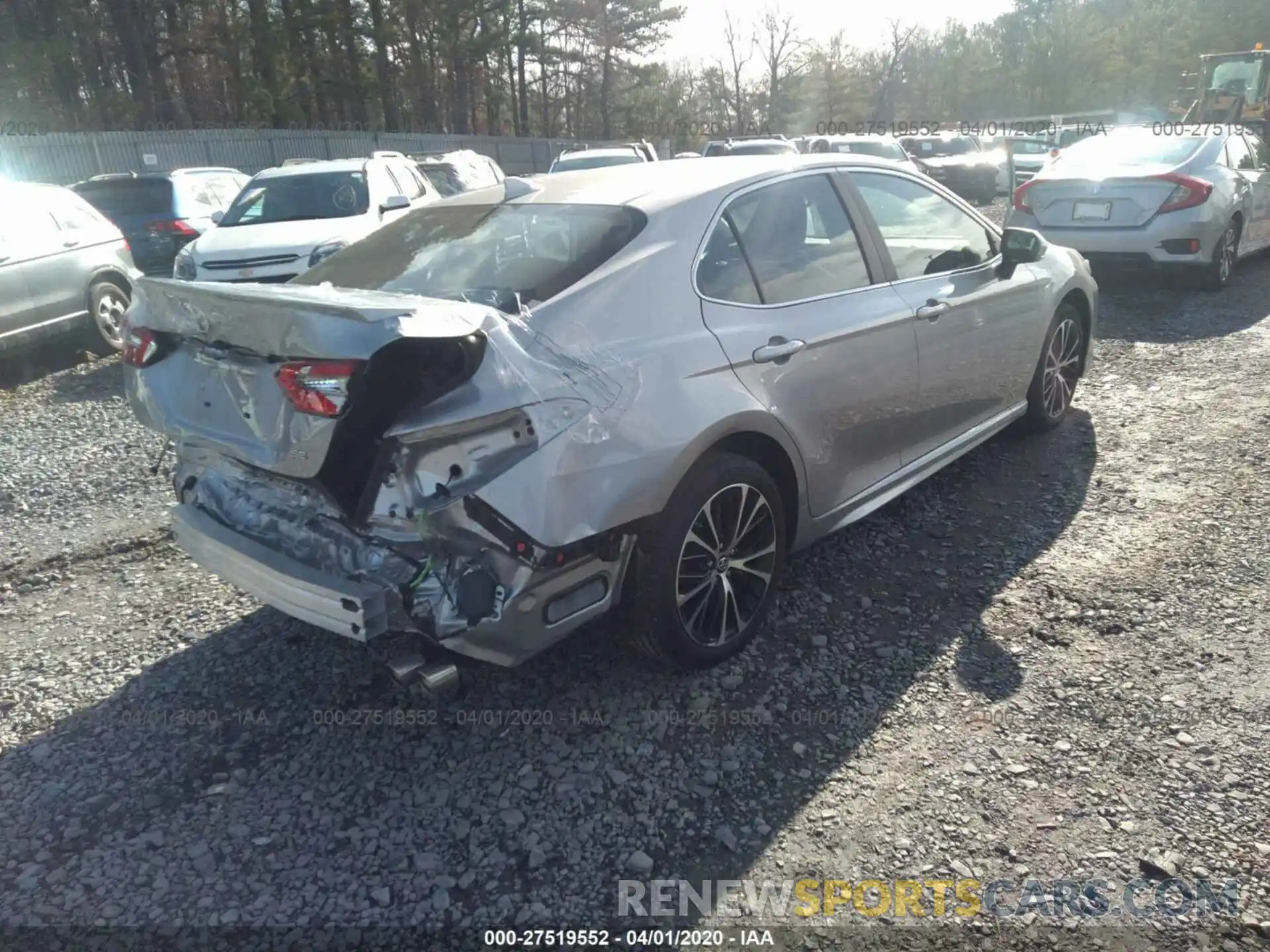 4 Photograph of a damaged car 4T1B11HK3KU177828 TOYOTA CAMRY 2019