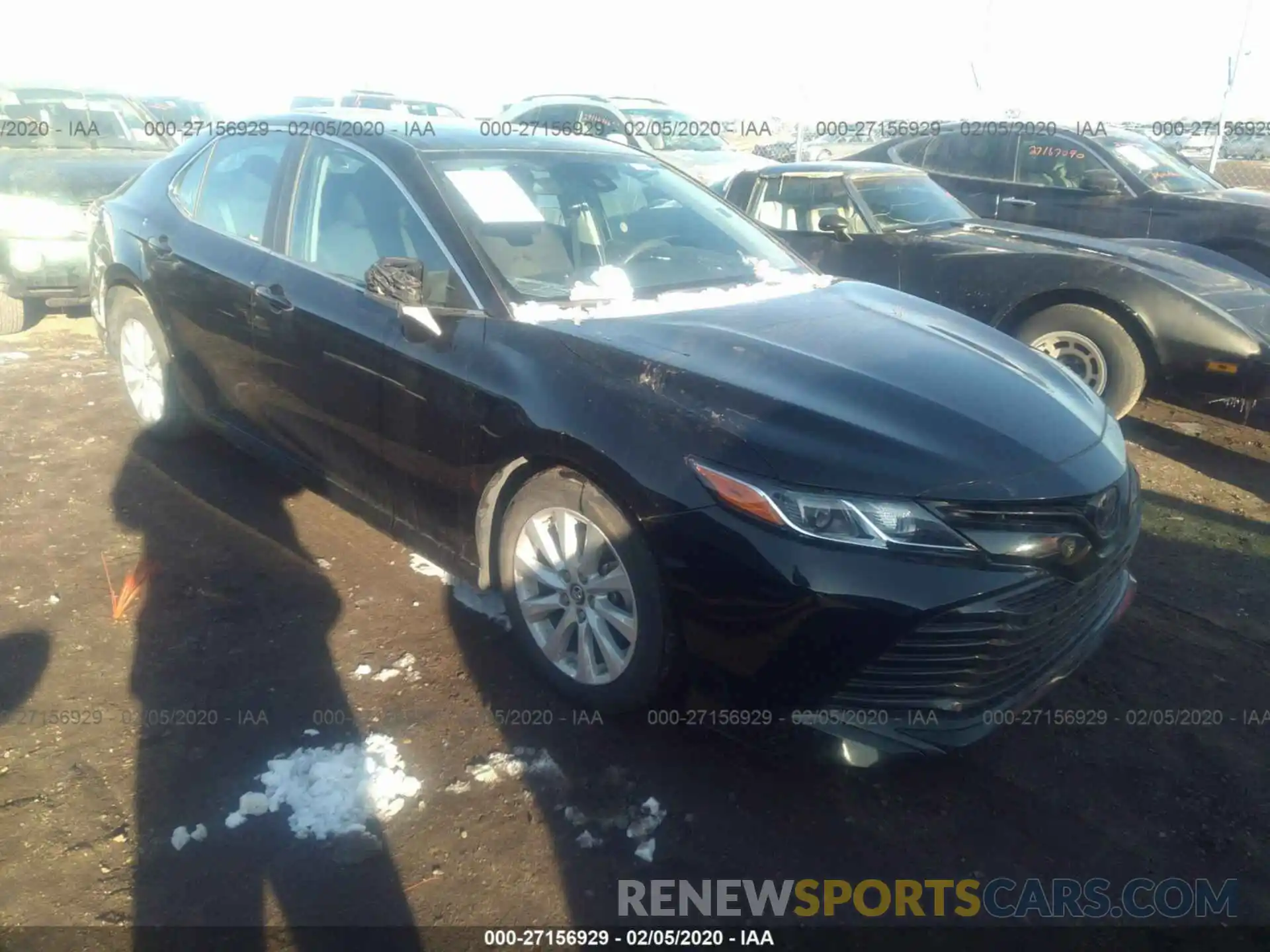 1 Photograph of a damaged car 4T1B11HK3KU180292 TOYOTA CAMRY 2019