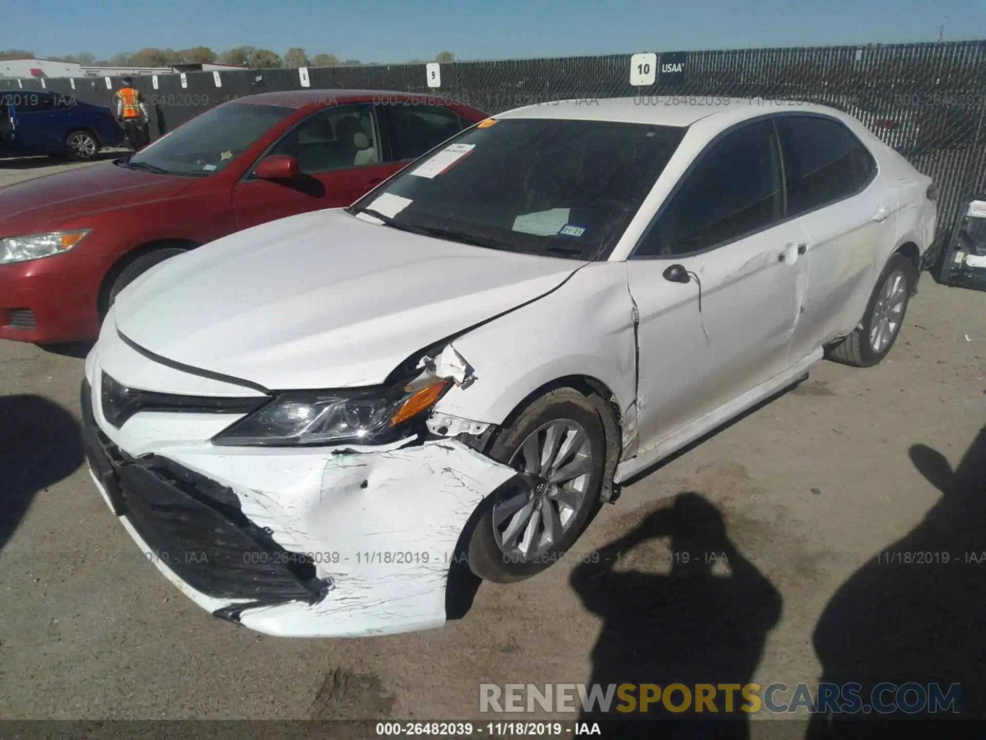 2 Photograph of a damaged car 4T1B11HK3KU181376 TOYOTA CAMRY 2019