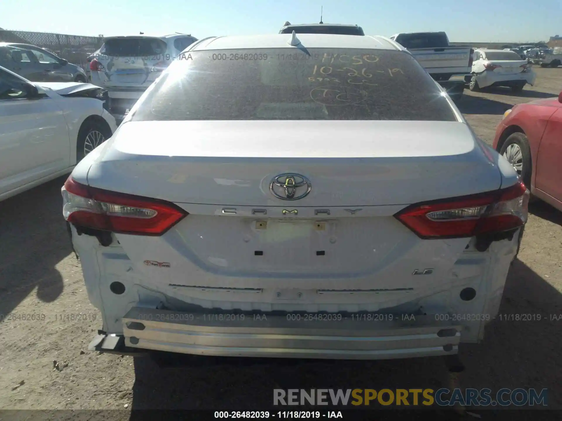 6 Photograph of a damaged car 4T1B11HK3KU181376 TOYOTA CAMRY 2019