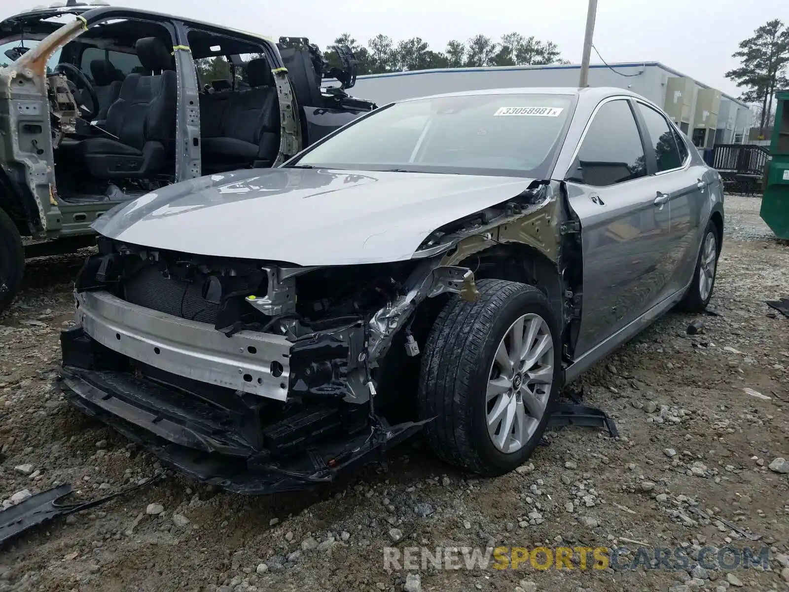 2 Photograph of a damaged car 4T1B11HK3KU181605 TOYOTA CAMRY 2019