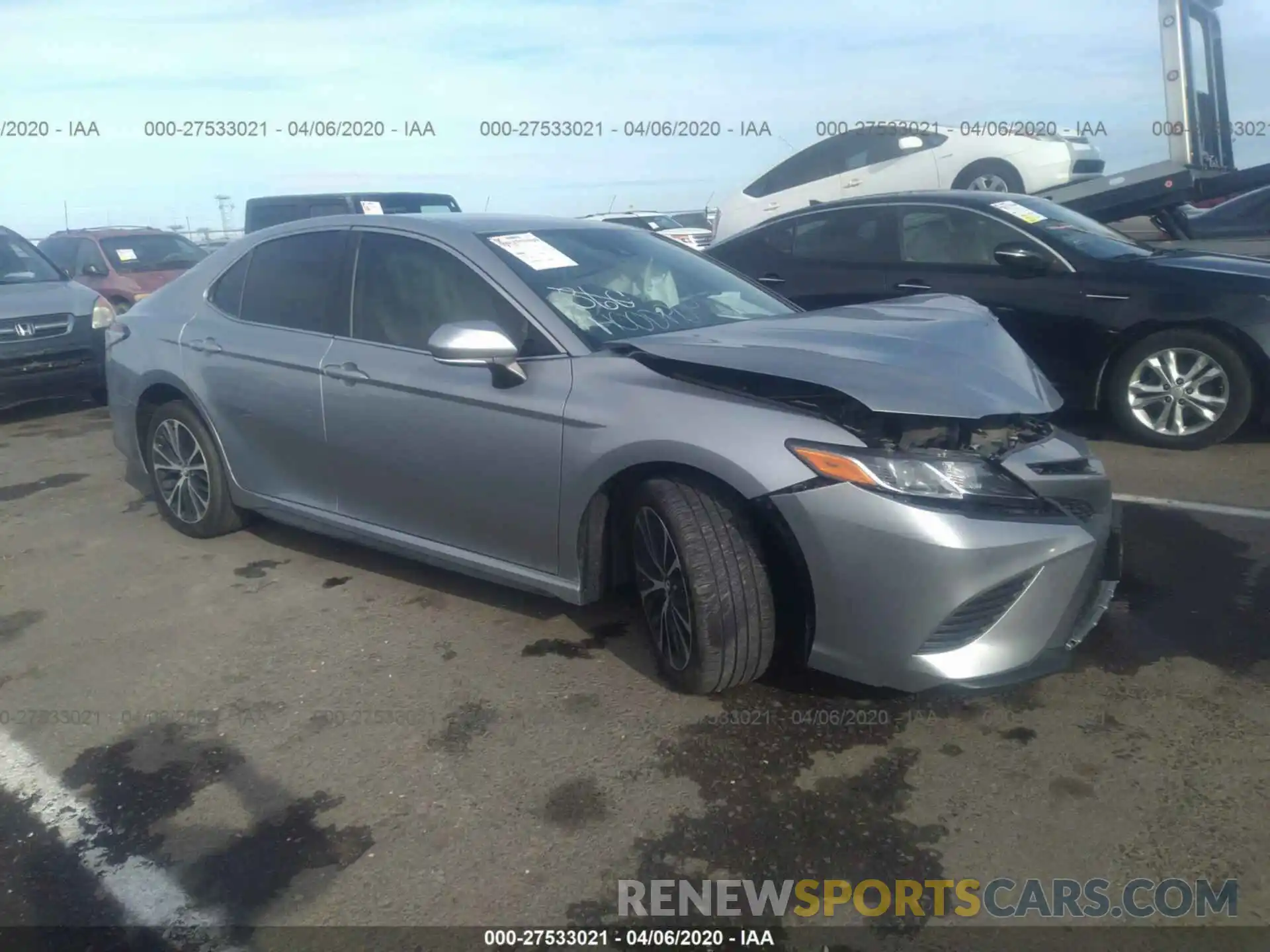 1 Photograph of a damaged car 4T1B11HK3KU183953 TOYOTA CAMRY 2019