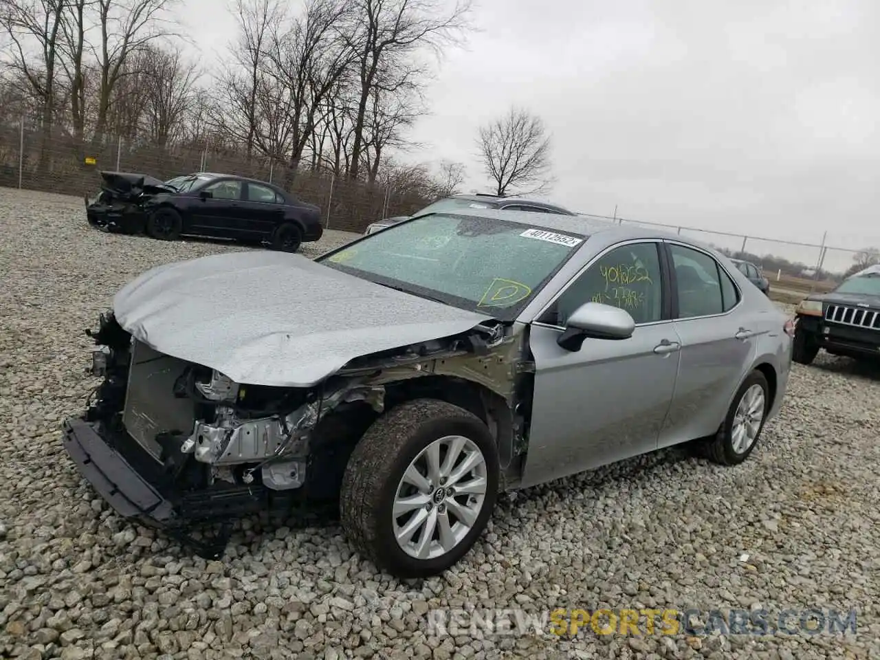 2 Photograph of a damaged car 4T1B11HK3KU184990 TOYOTA CAMRY 2019