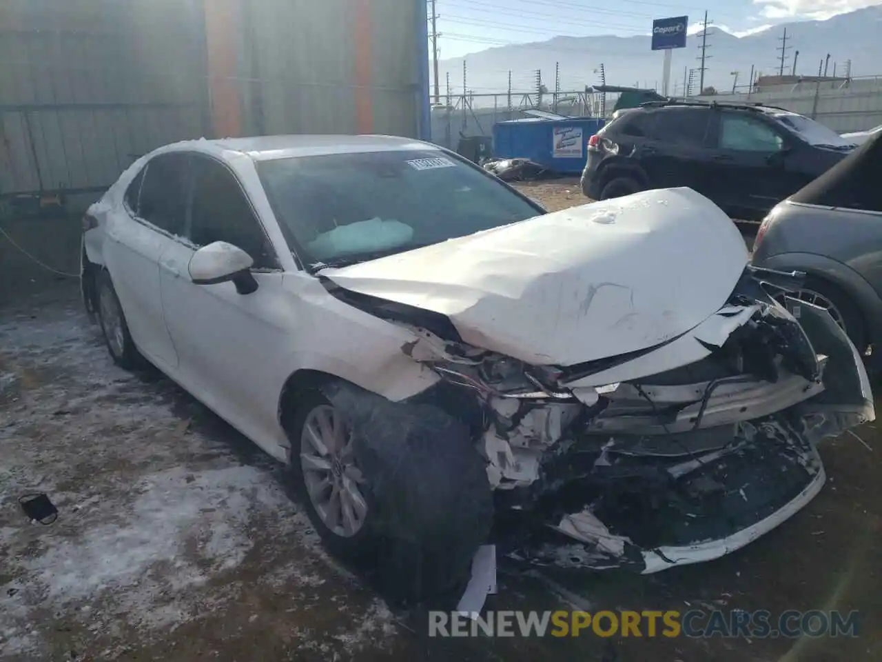 1 Photograph of a damaged car 4T1B11HK3KU186254 TOYOTA CAMRY 2019