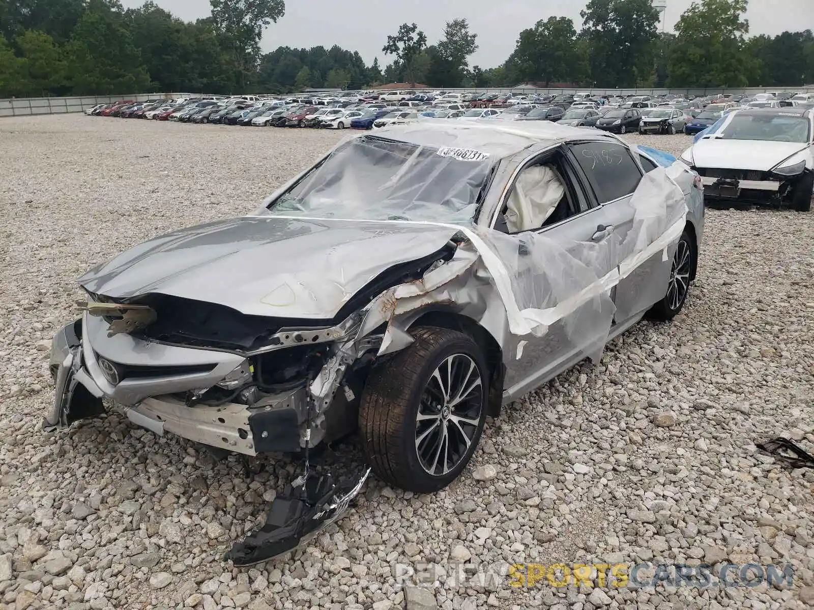 2 Photograph of a damaged car 4T1B11HK3KU187131 TOYOTA CAMRY 2019