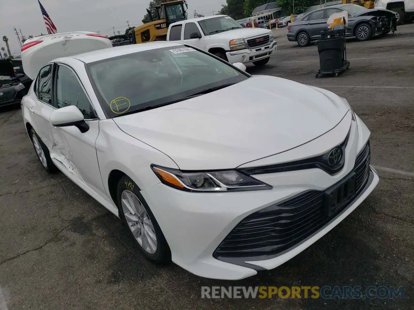 1 Photograph of a damaged car 4T1B11HK3KU187288 TOYOTA CAMRY 2019