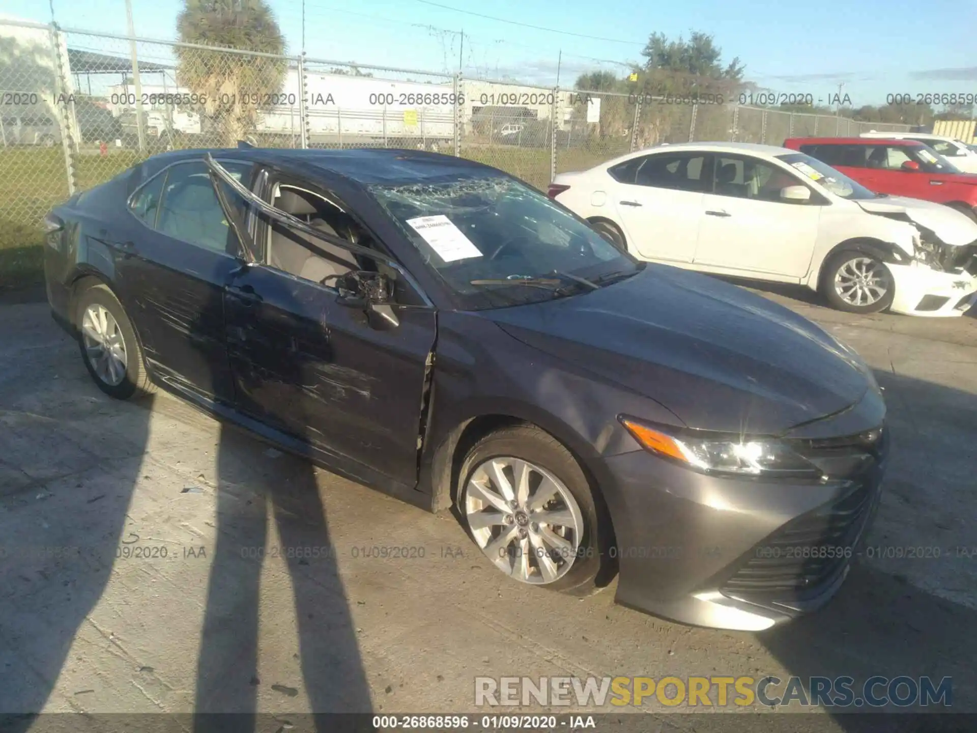 1 Photograph of a damaged car 4T1B11HK3KU189624 TOYOTA CAMRY 2019