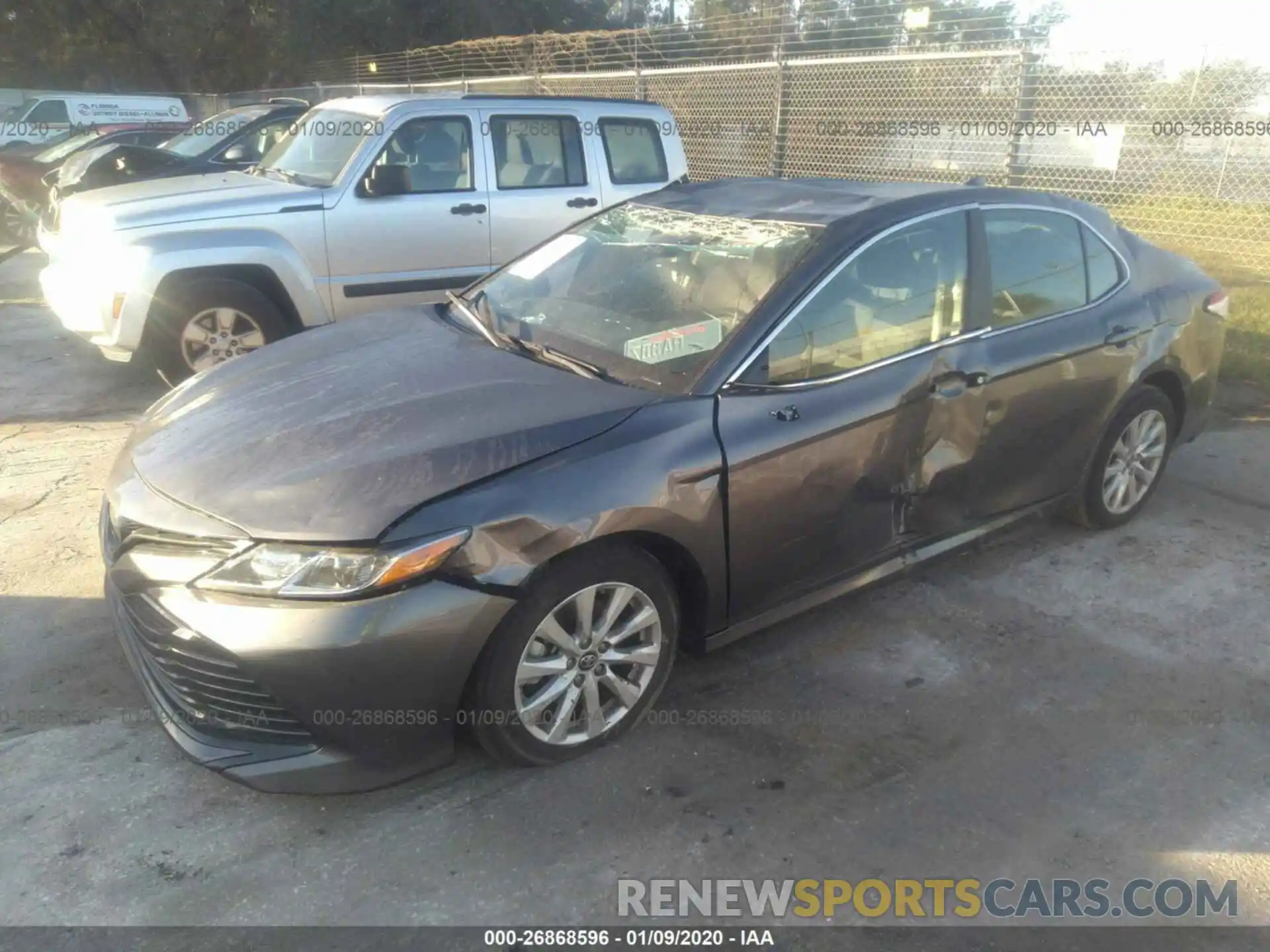 2 Photograph of a damaged car 4T1B11HK3KU189624 TOYOTA CAMRY 2019