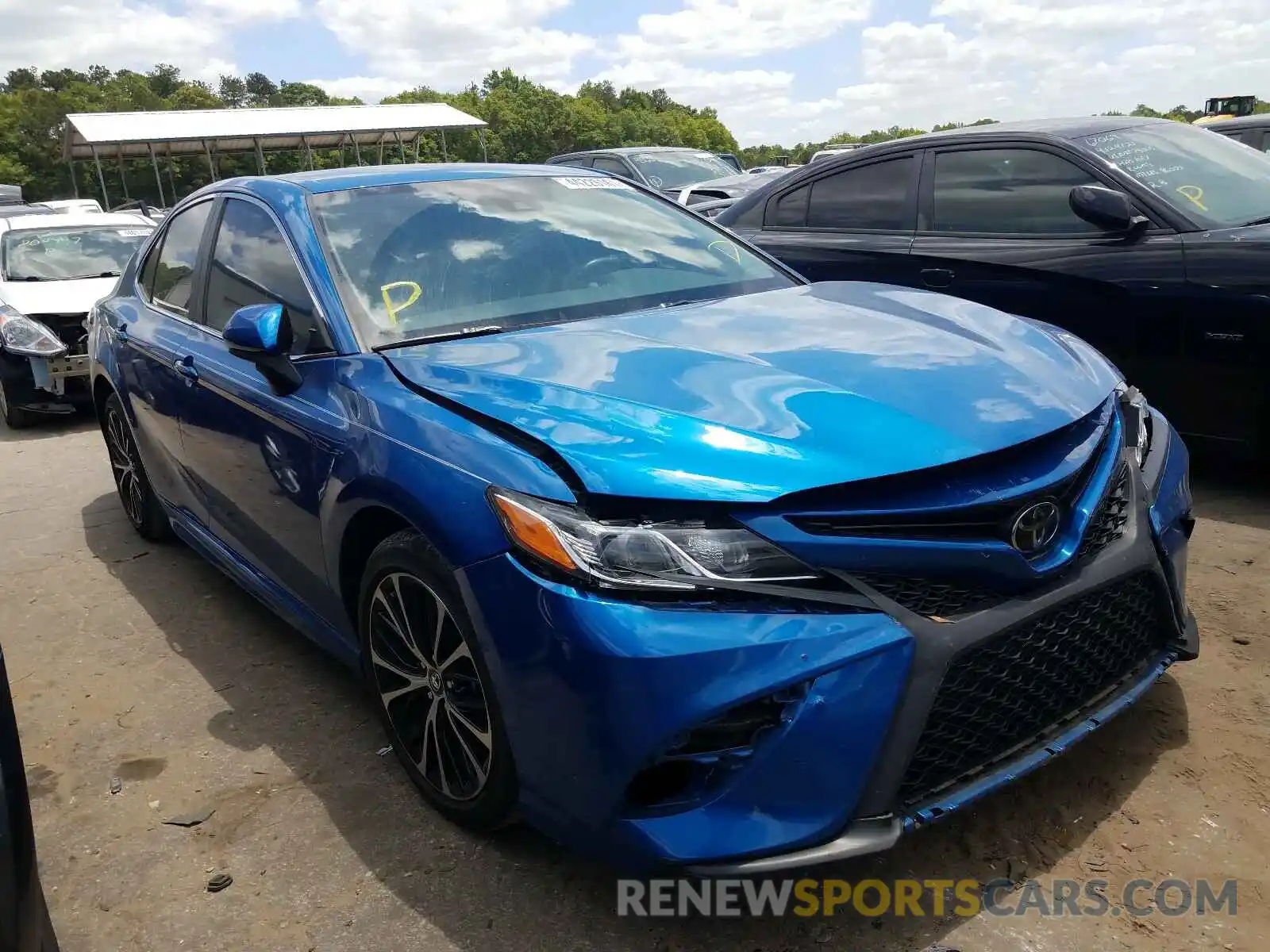 1 Photograph of a damaged car 4T1B11HK3KU190546 TOYOTA CAMRY 2019