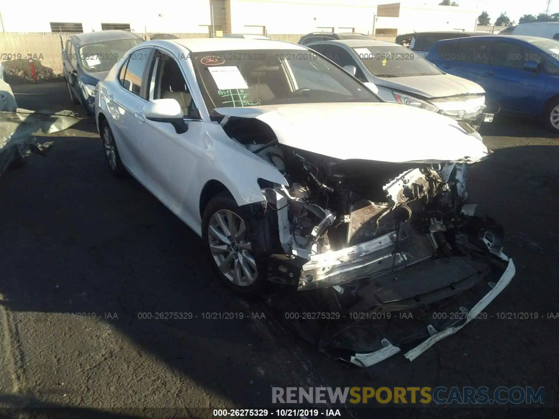 1 Photograph of a damaged car 4T1B11HK3KU192040 TOYOTA CAMRY 2019